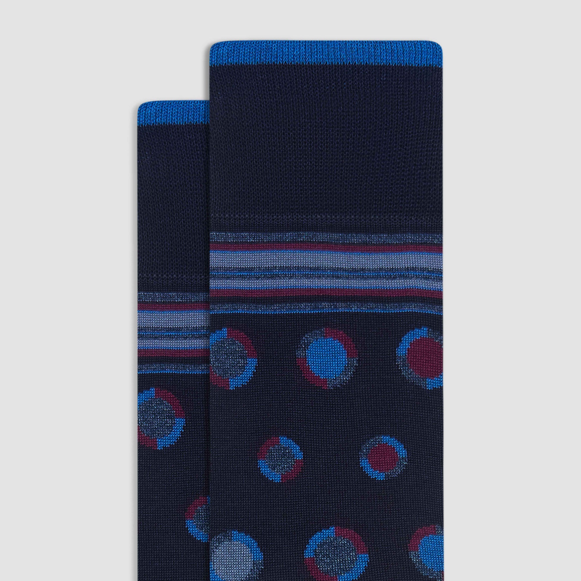 Mixed Media Mid-Calf Socks