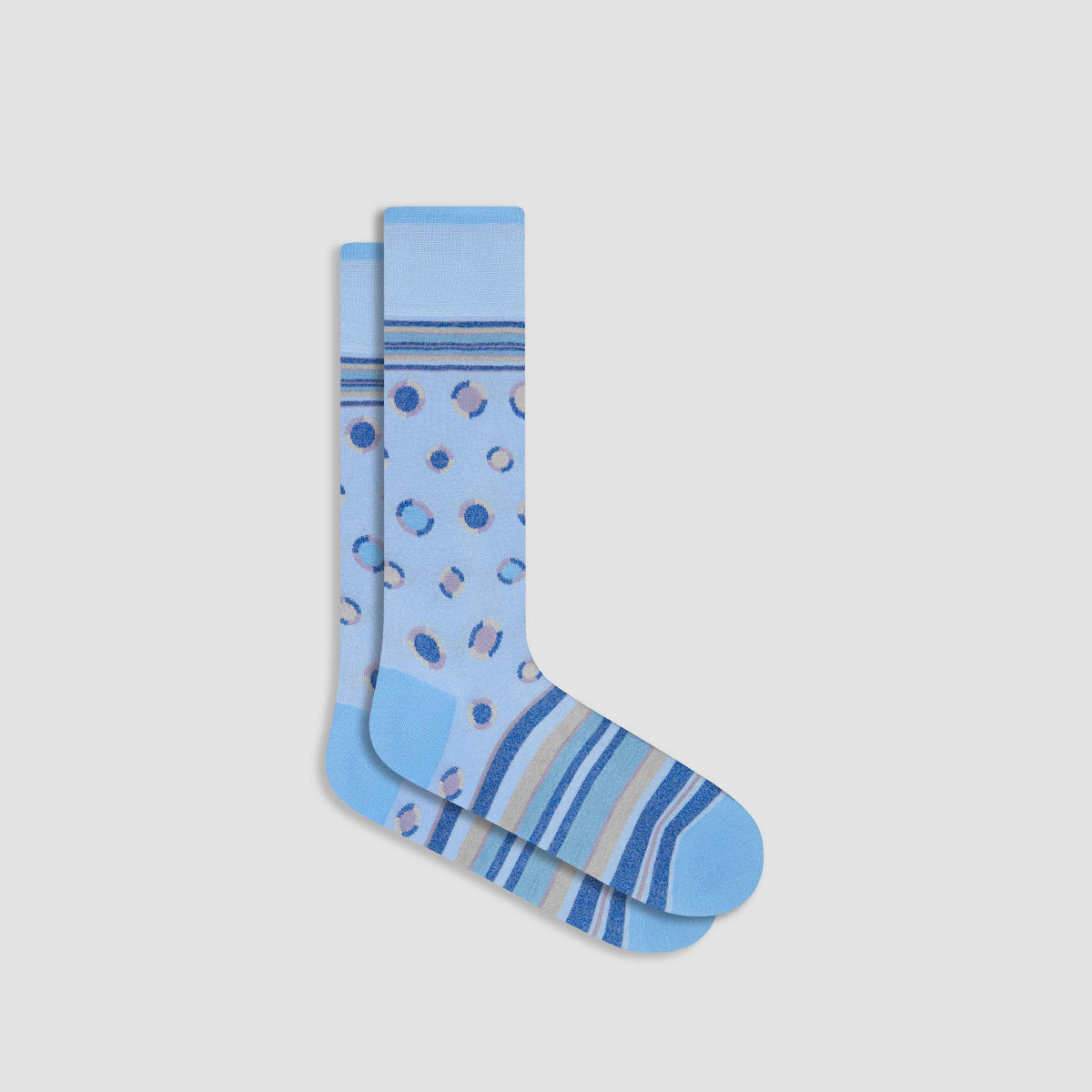 Mixed Media Mid-Calf Socks