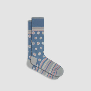 Mixed Media Mid-Calf Socks