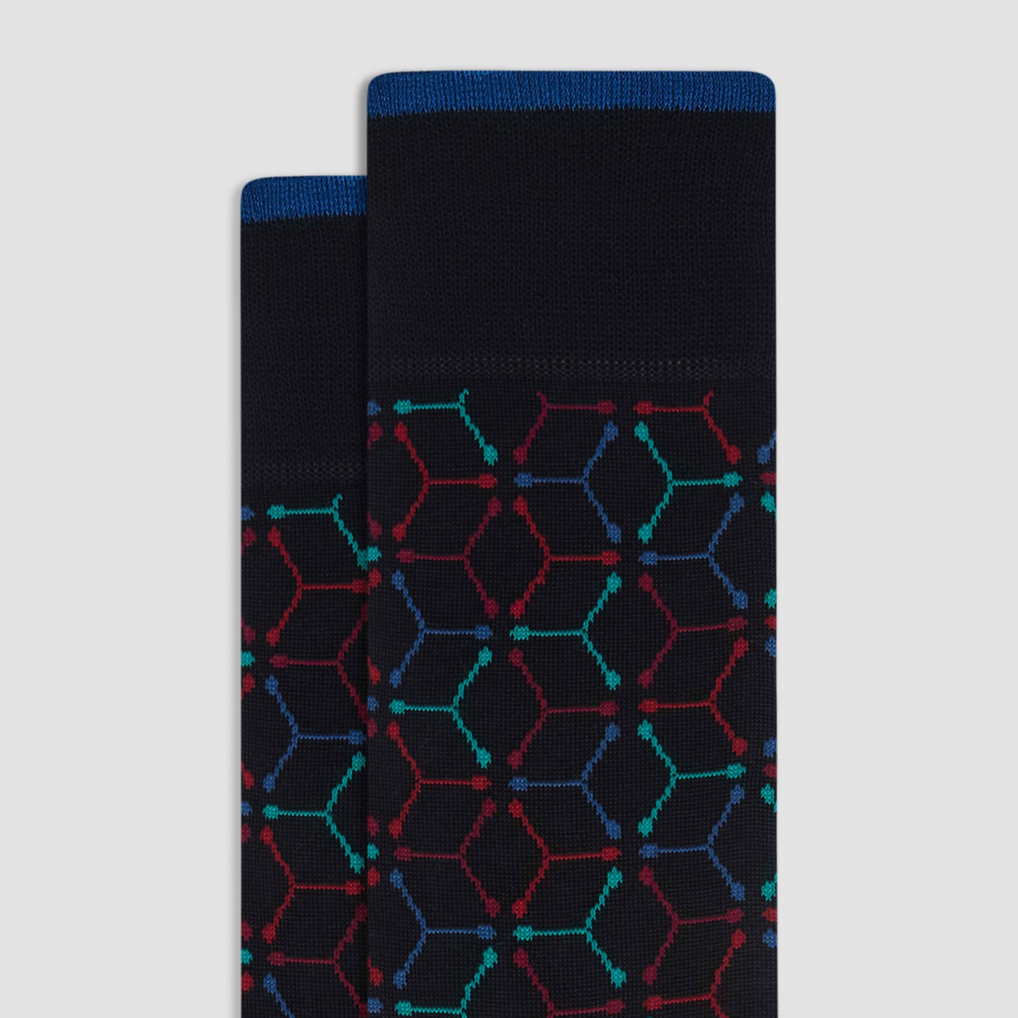 Geometric Mid-Calf Socks