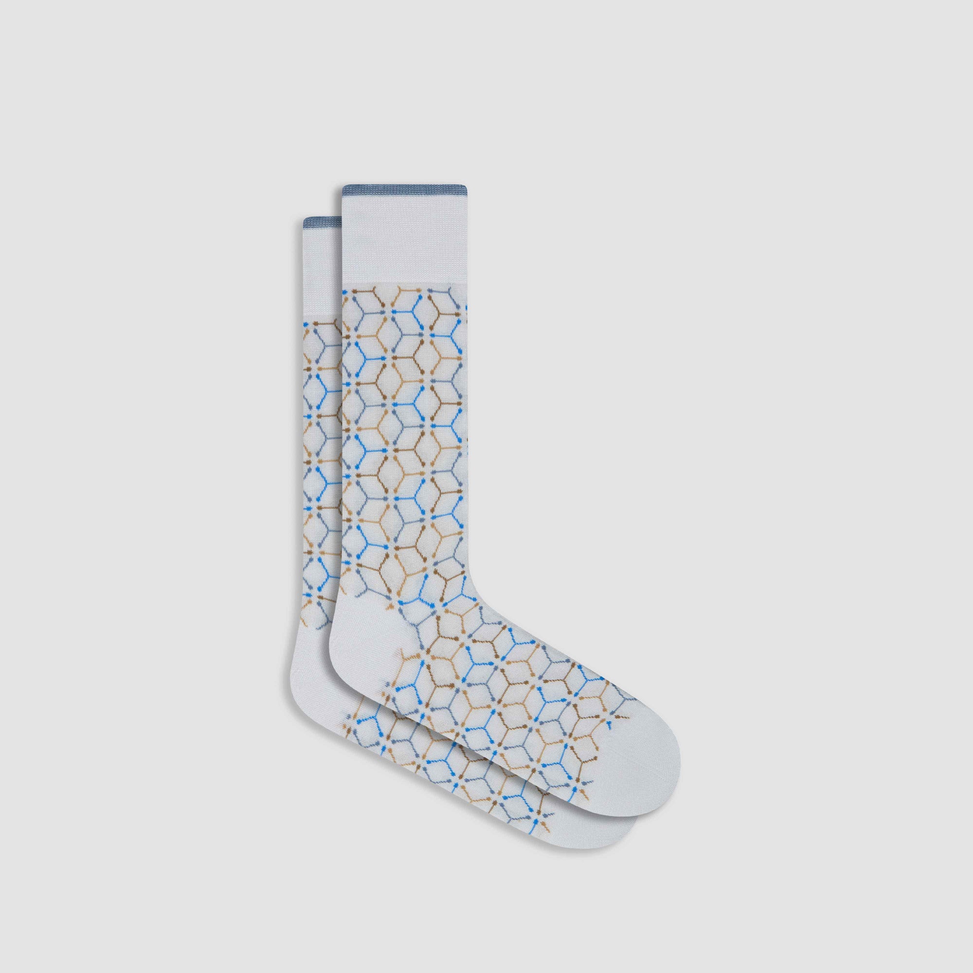 Geometric Mid-Calf Socks