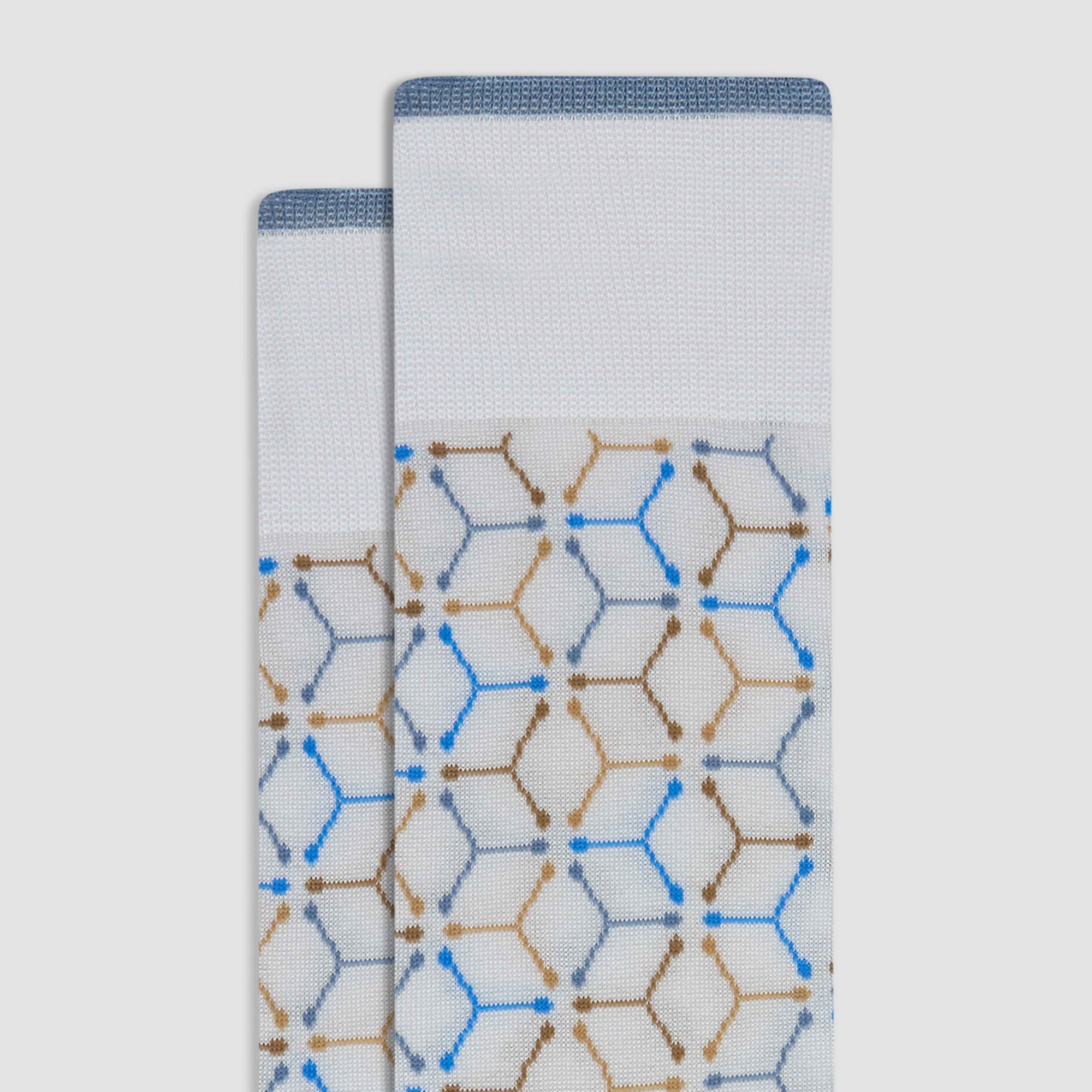 Geometric Mid-Calf Socks