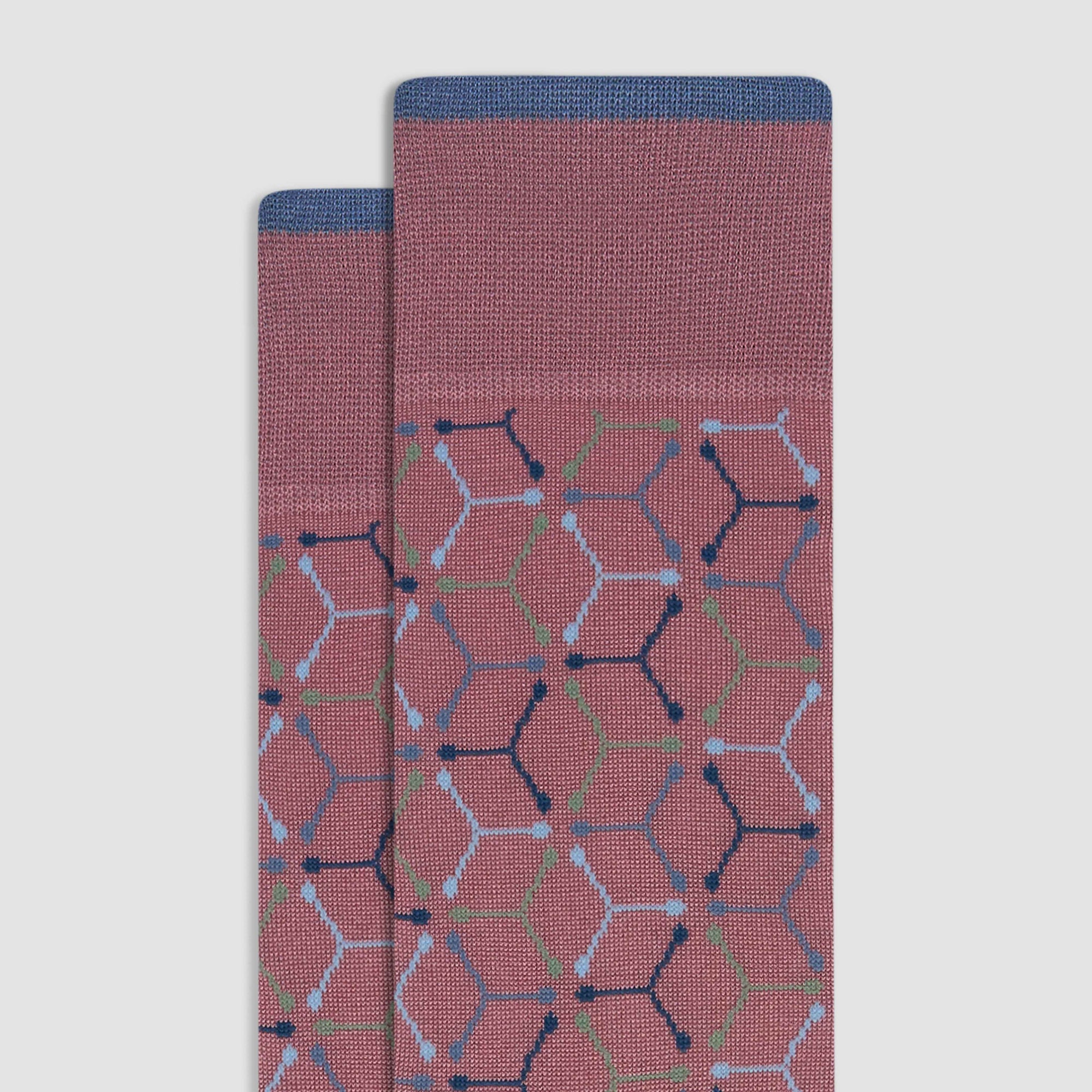 Geometric Mid-Calf Socks