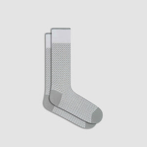 Geometric Weave Mid-Calf Socks