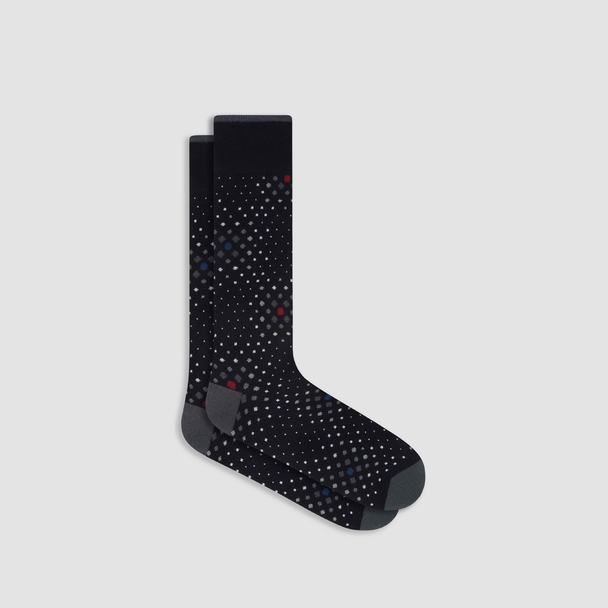 Mixed Media Cashmere Mid-Calf Socks