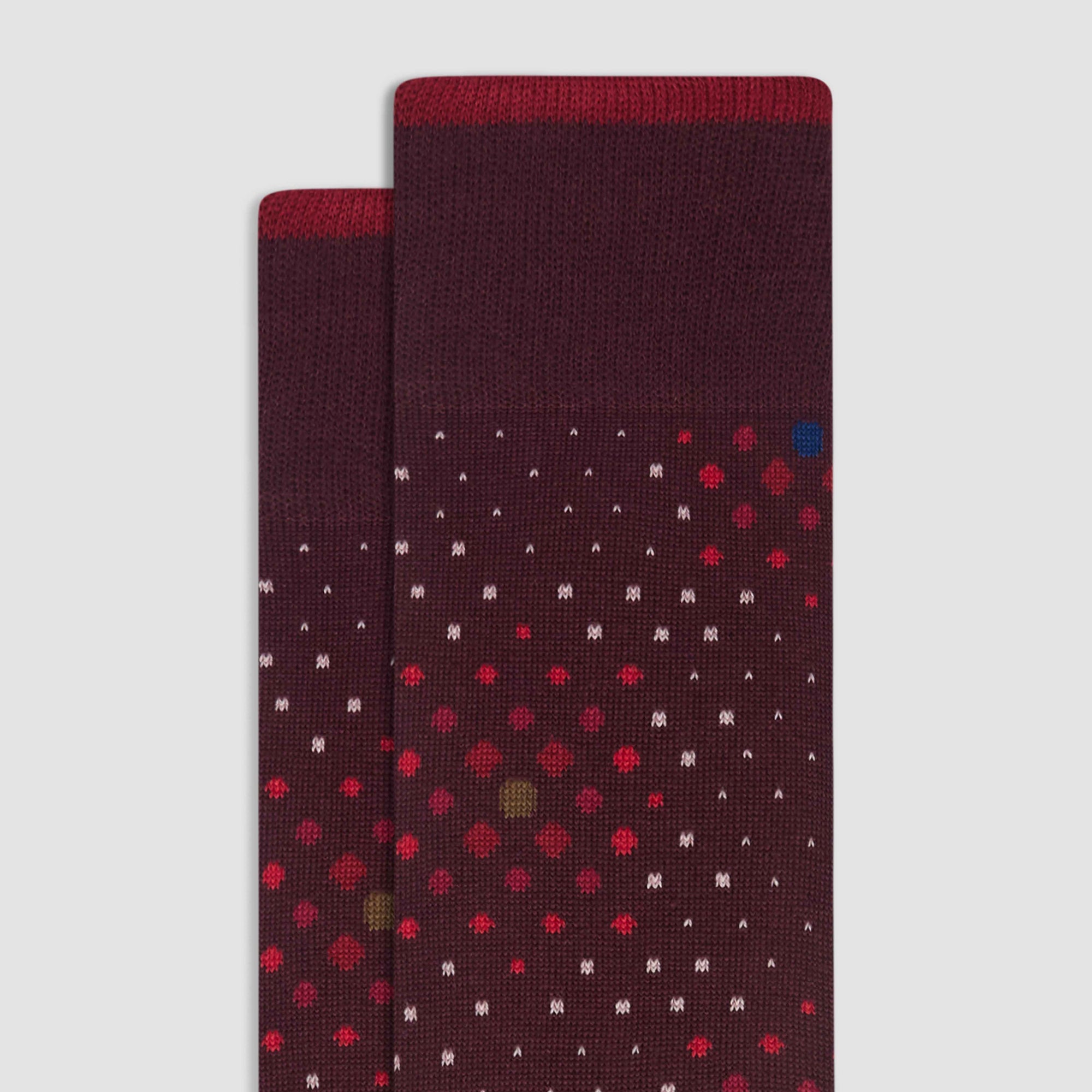 Mixed Media Cashmere Mid-Calf Socks