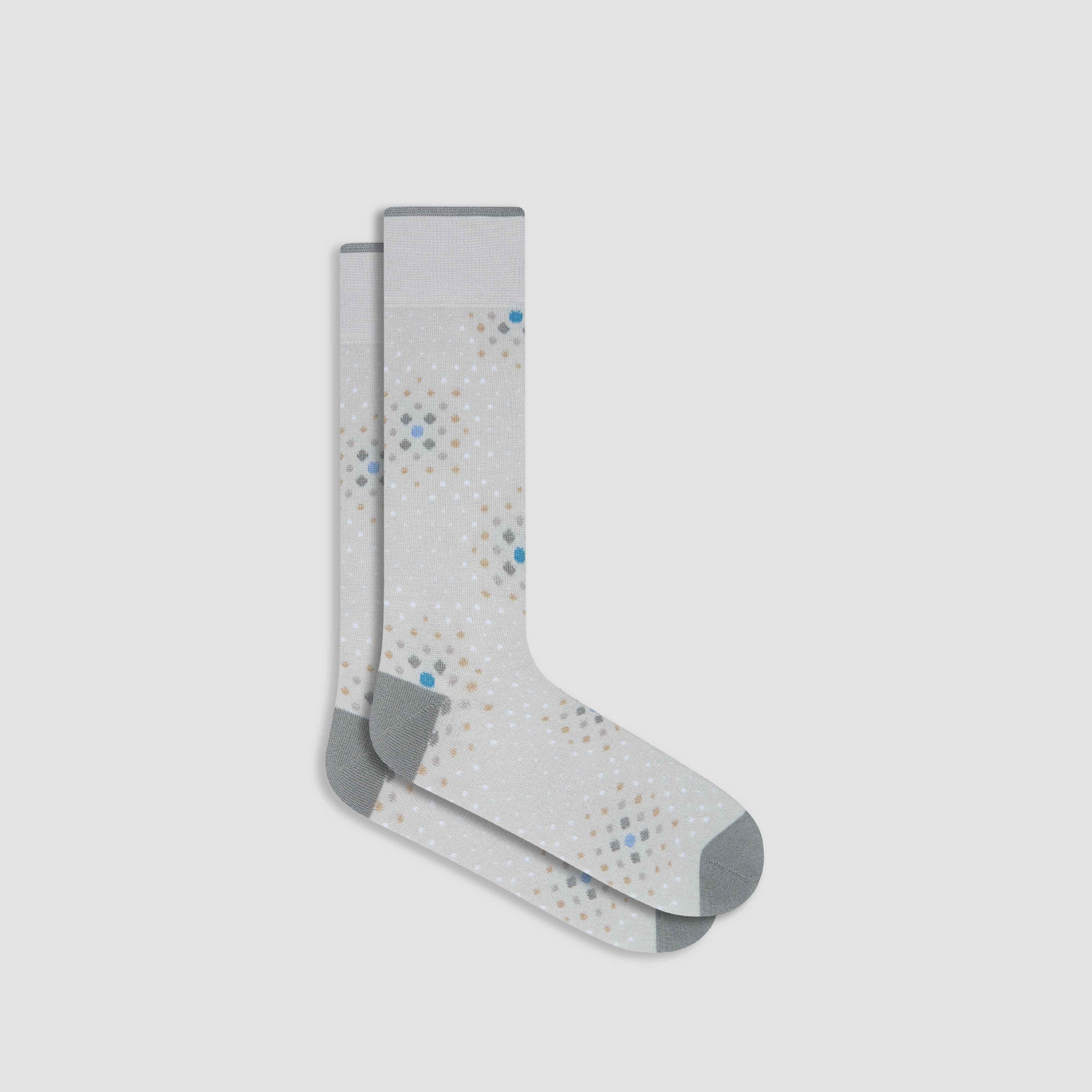 Mixed Media Cashmere Mid-Calf Socks