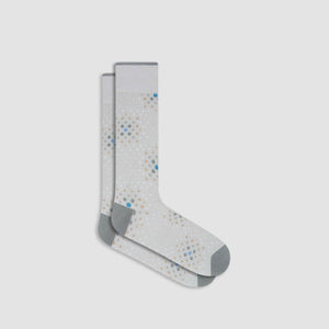 Mixed Media Cashmere Mid-Calf Socks