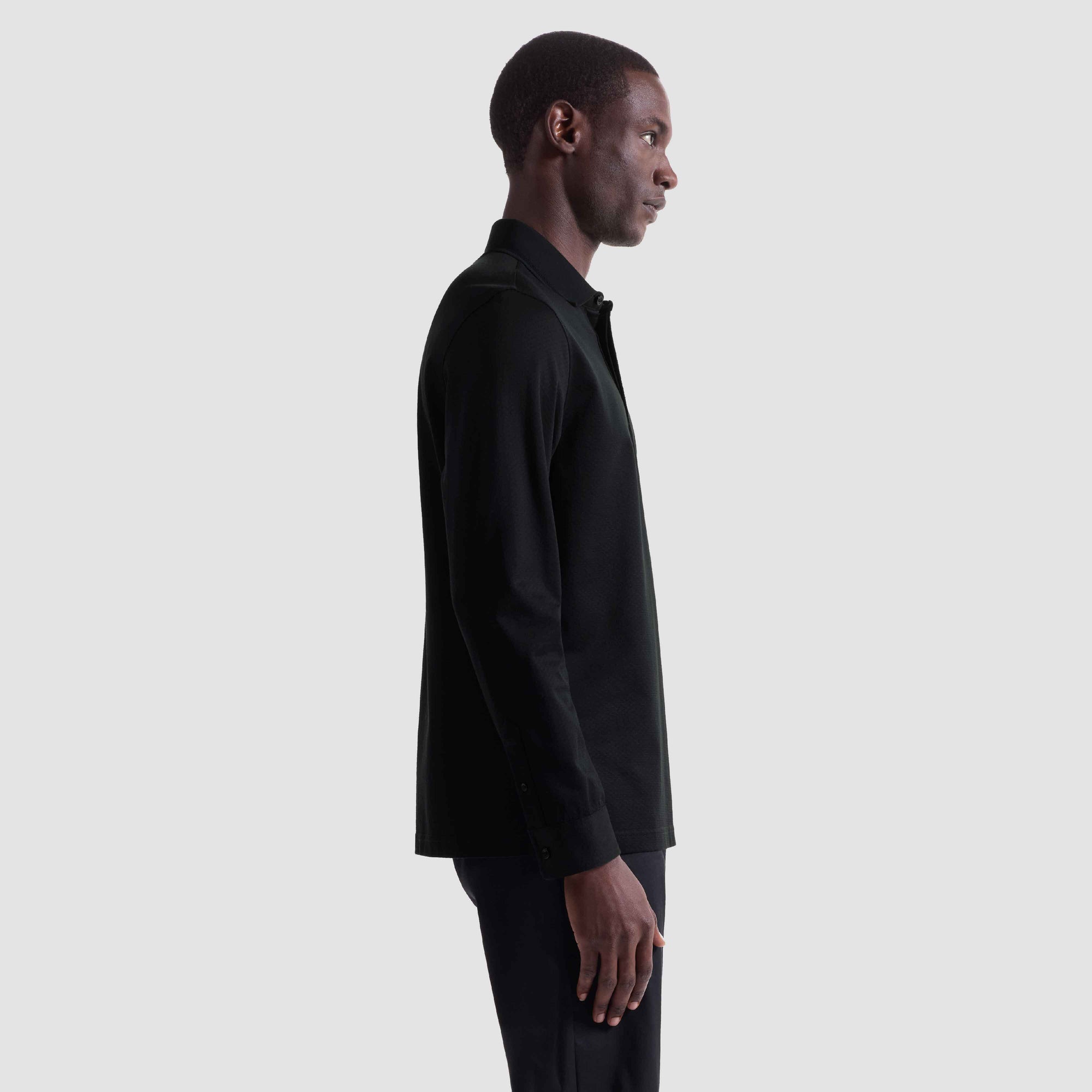 Textured Basketweave Polo