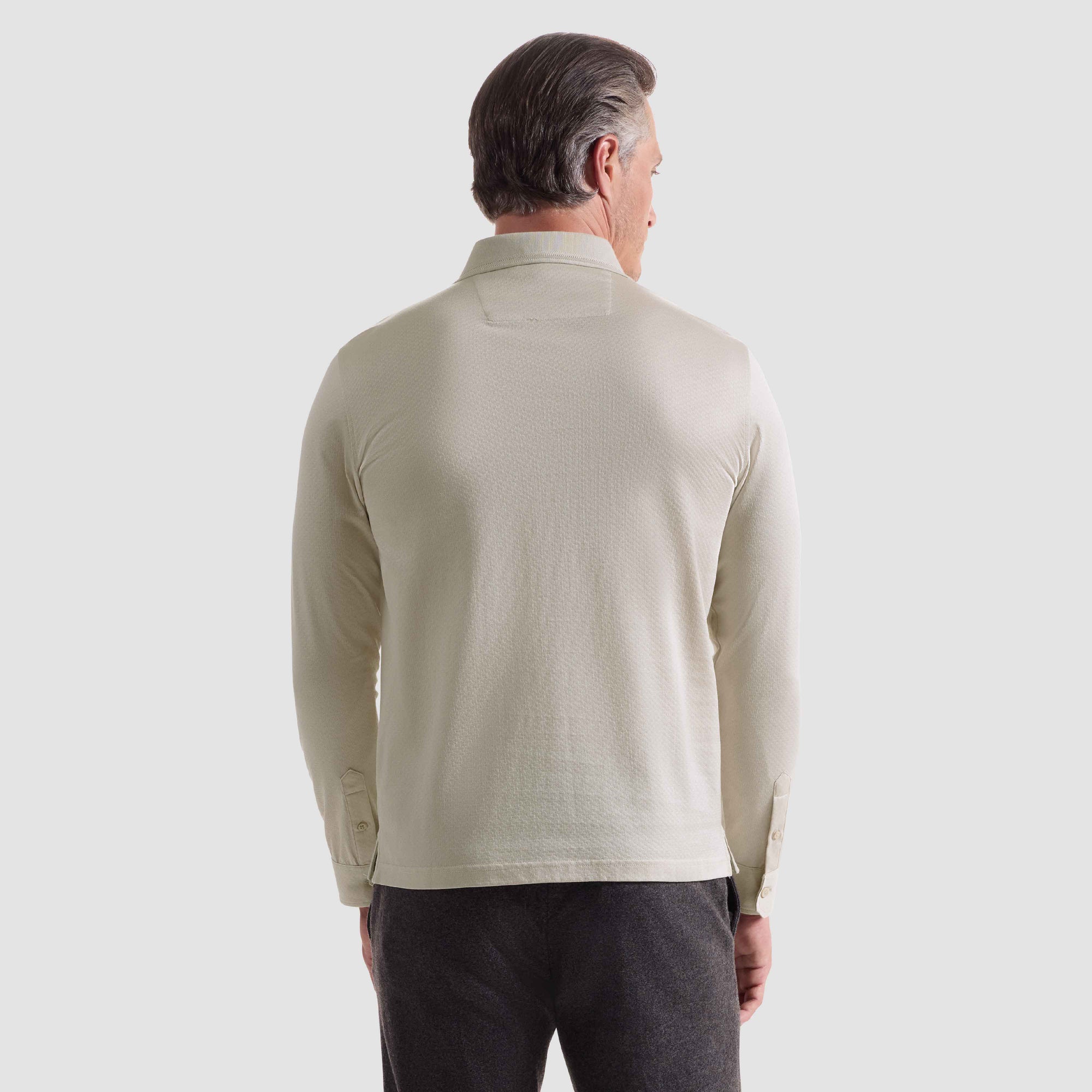 Textured Basketweave Polo