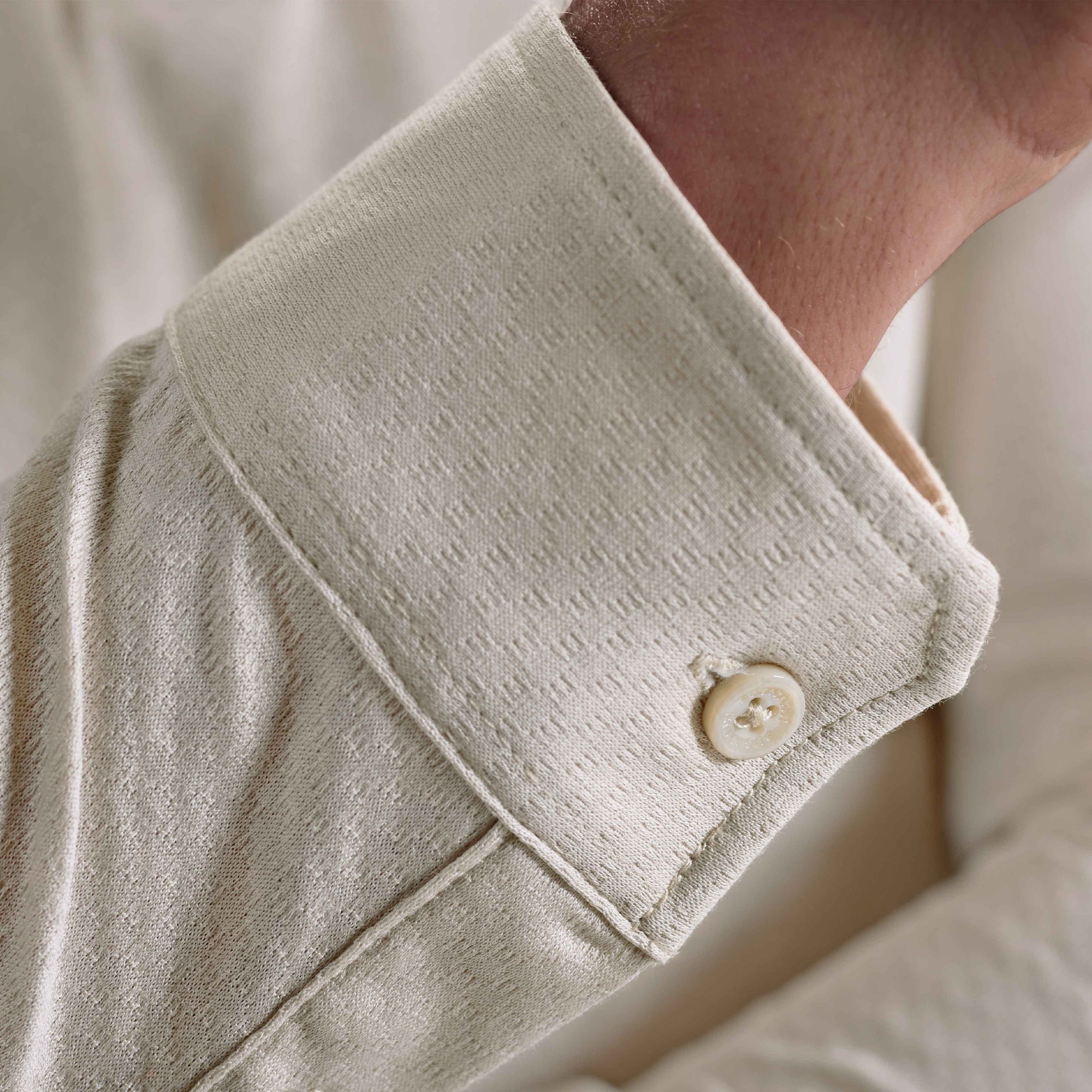 Textured Basketweave Polo