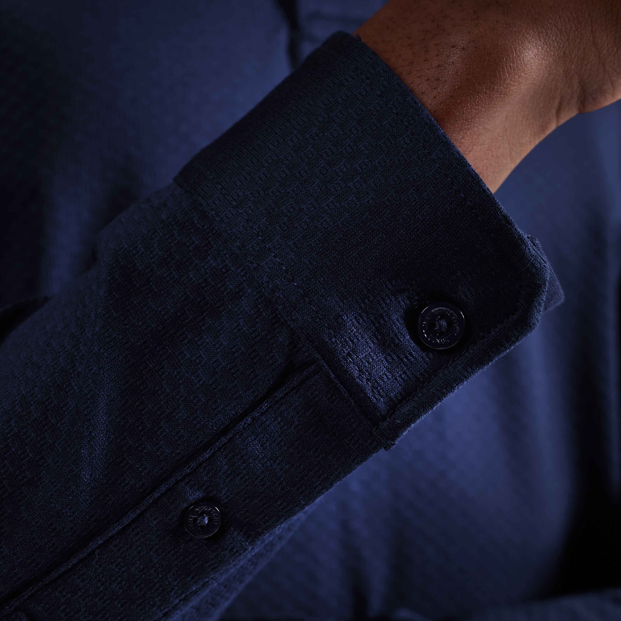 Textured Basketweave Polo