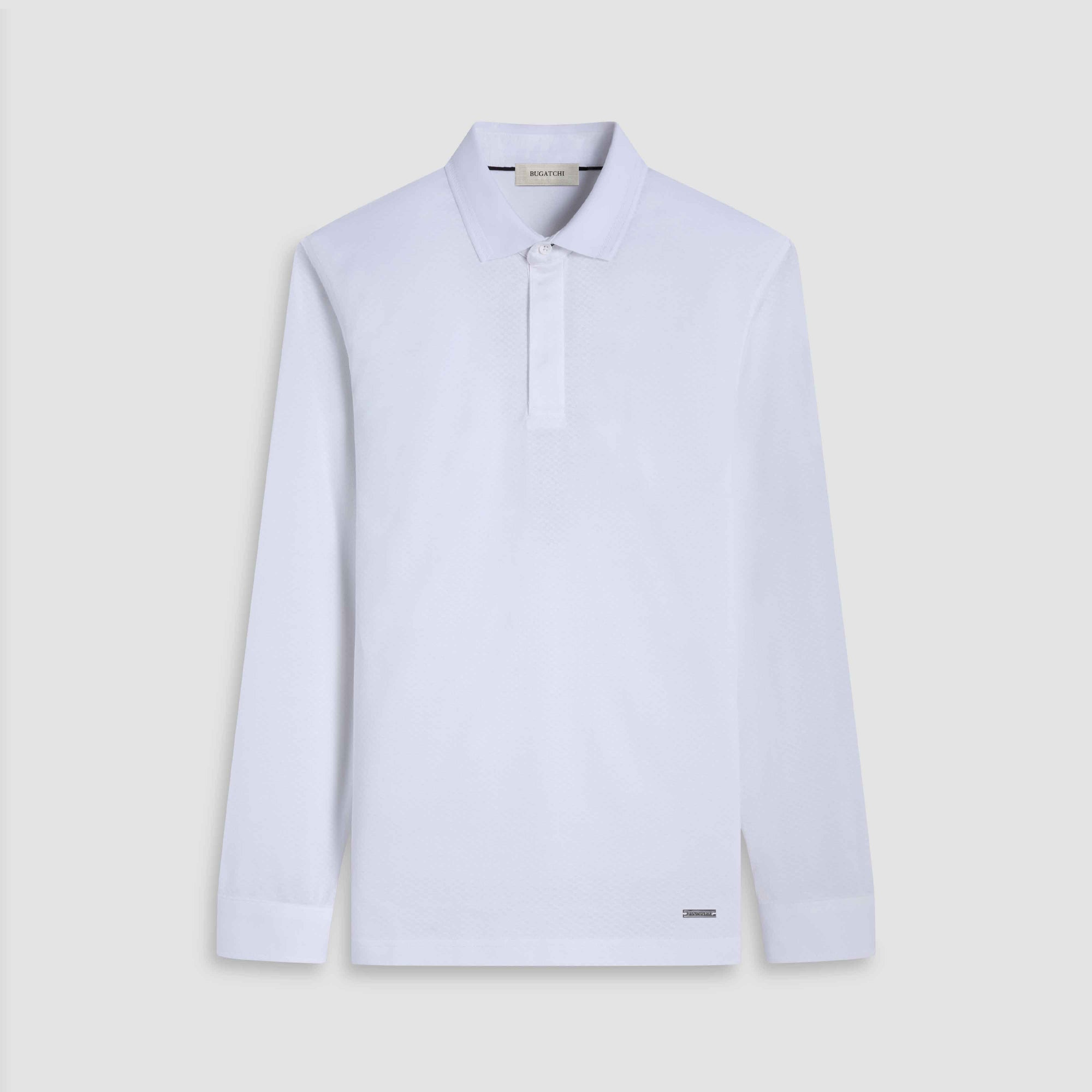 Textured Basketweave Polo