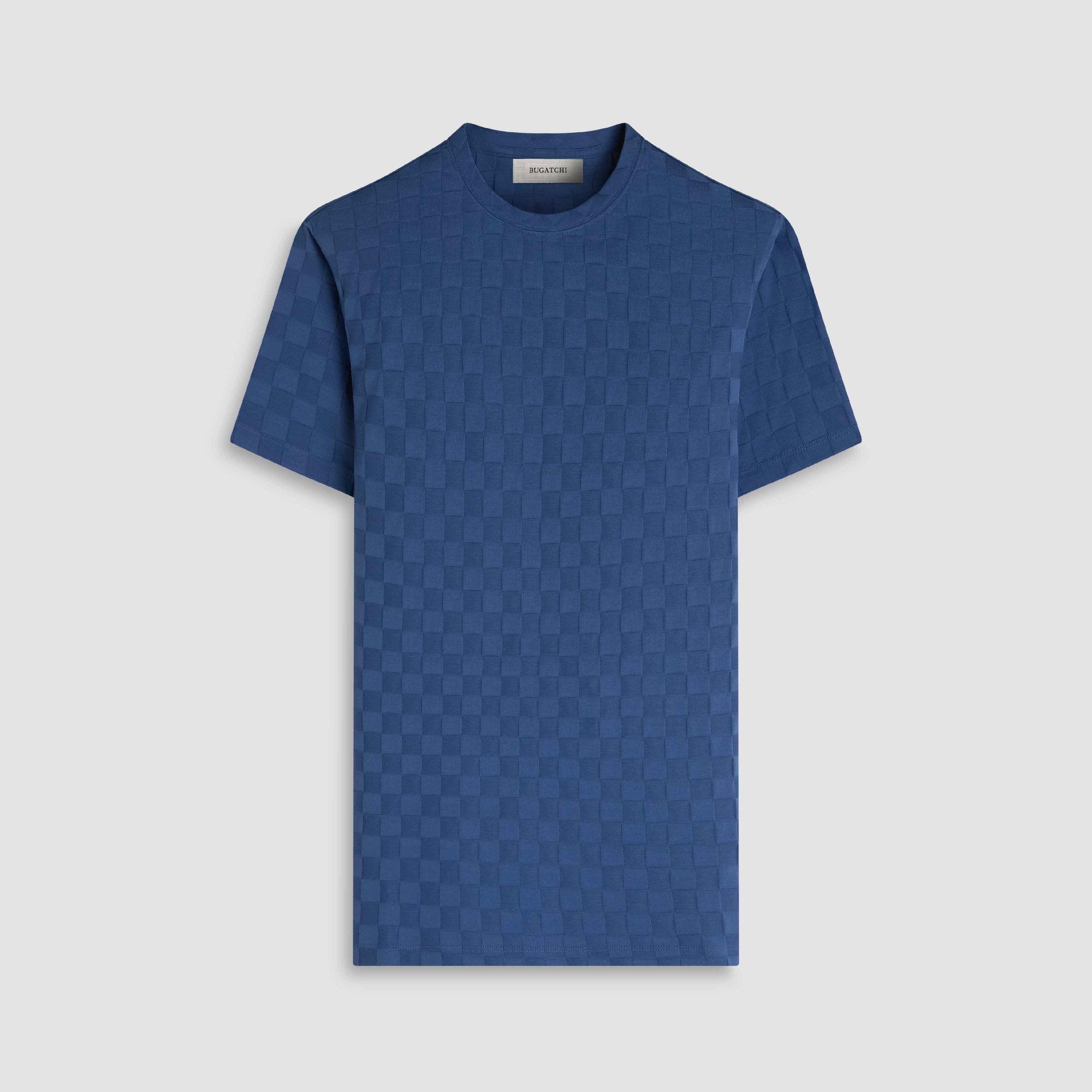 Checkerboard Cotton T-Shirt