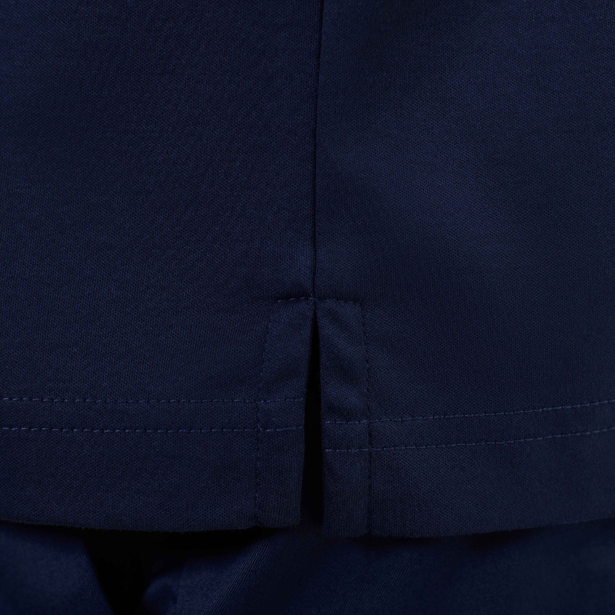 Solid Mock Neck Long Sleeve Tee