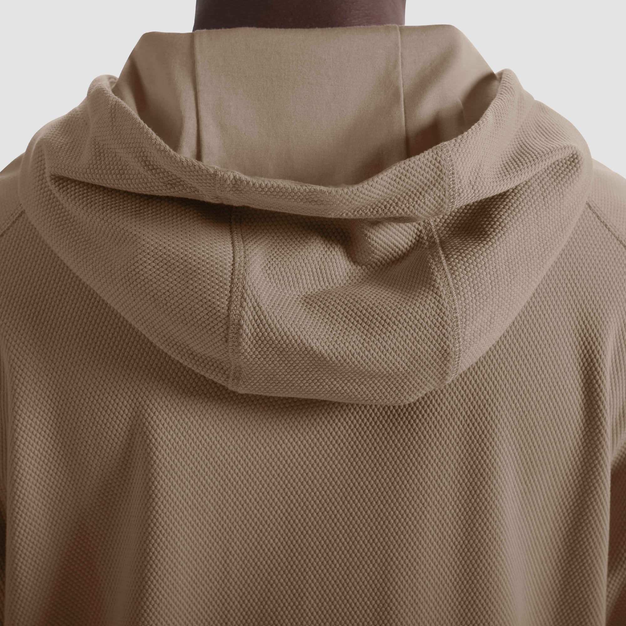 Pique Hoodie Pullover