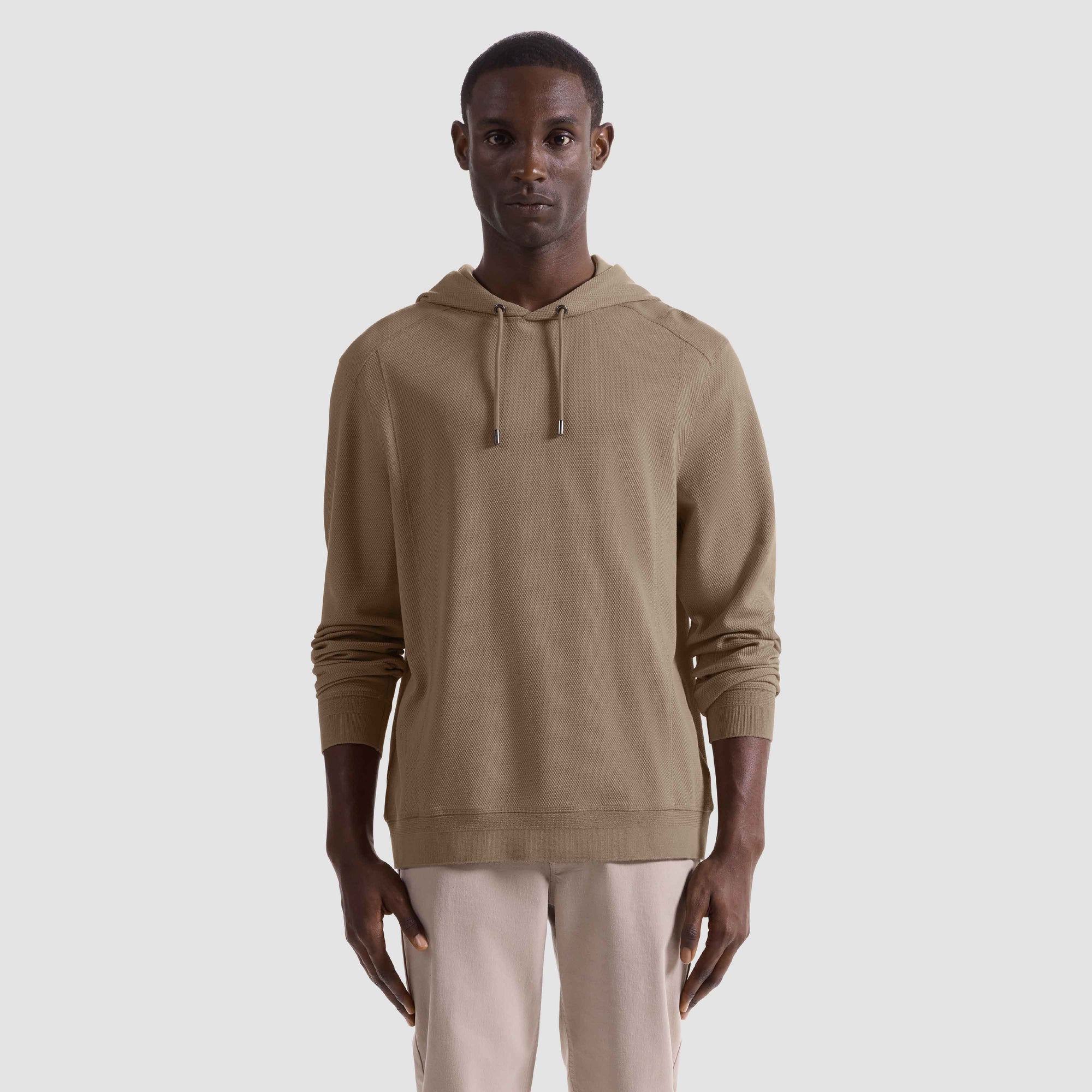 Pique Hoodie Pullover