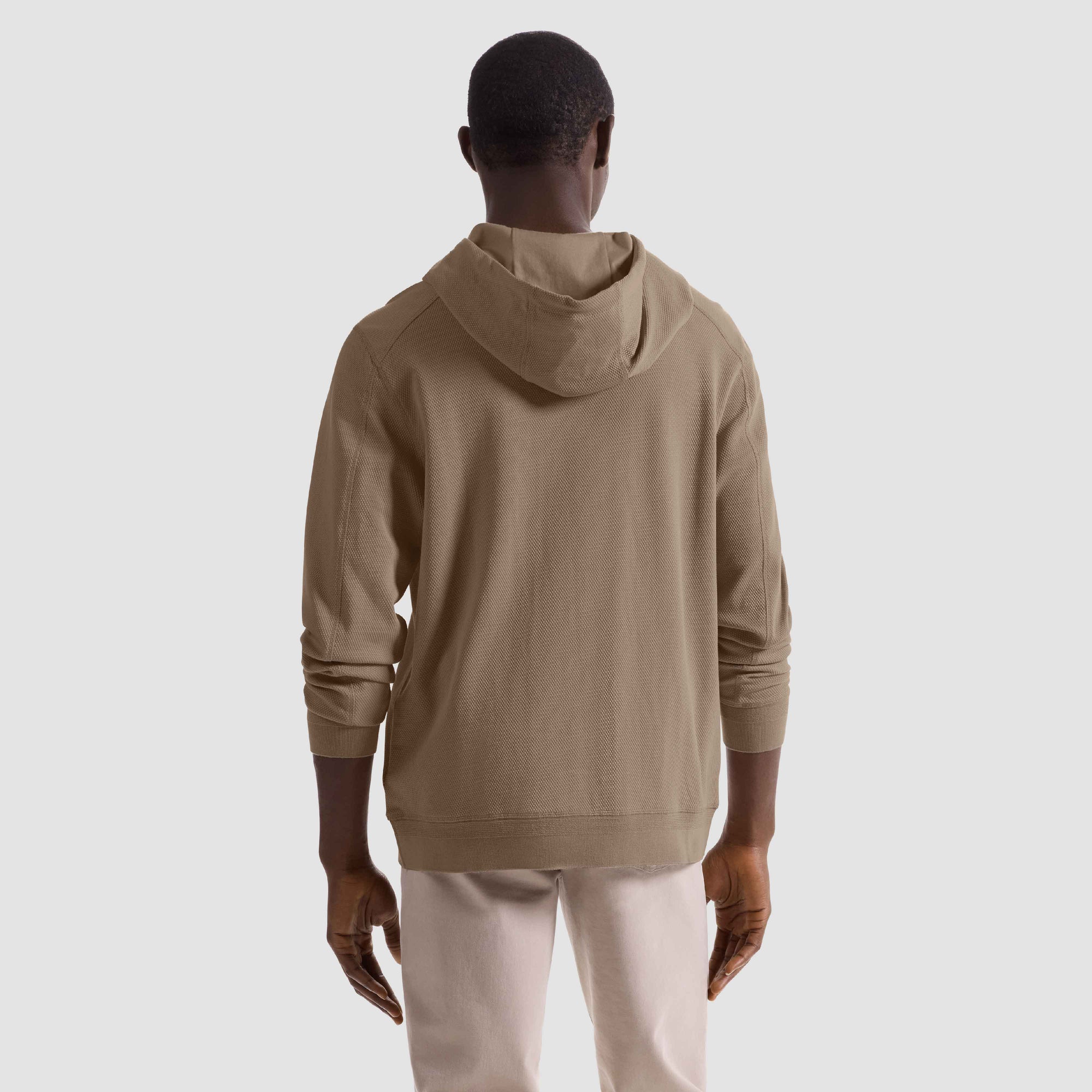 Pique Hoodie Pullover