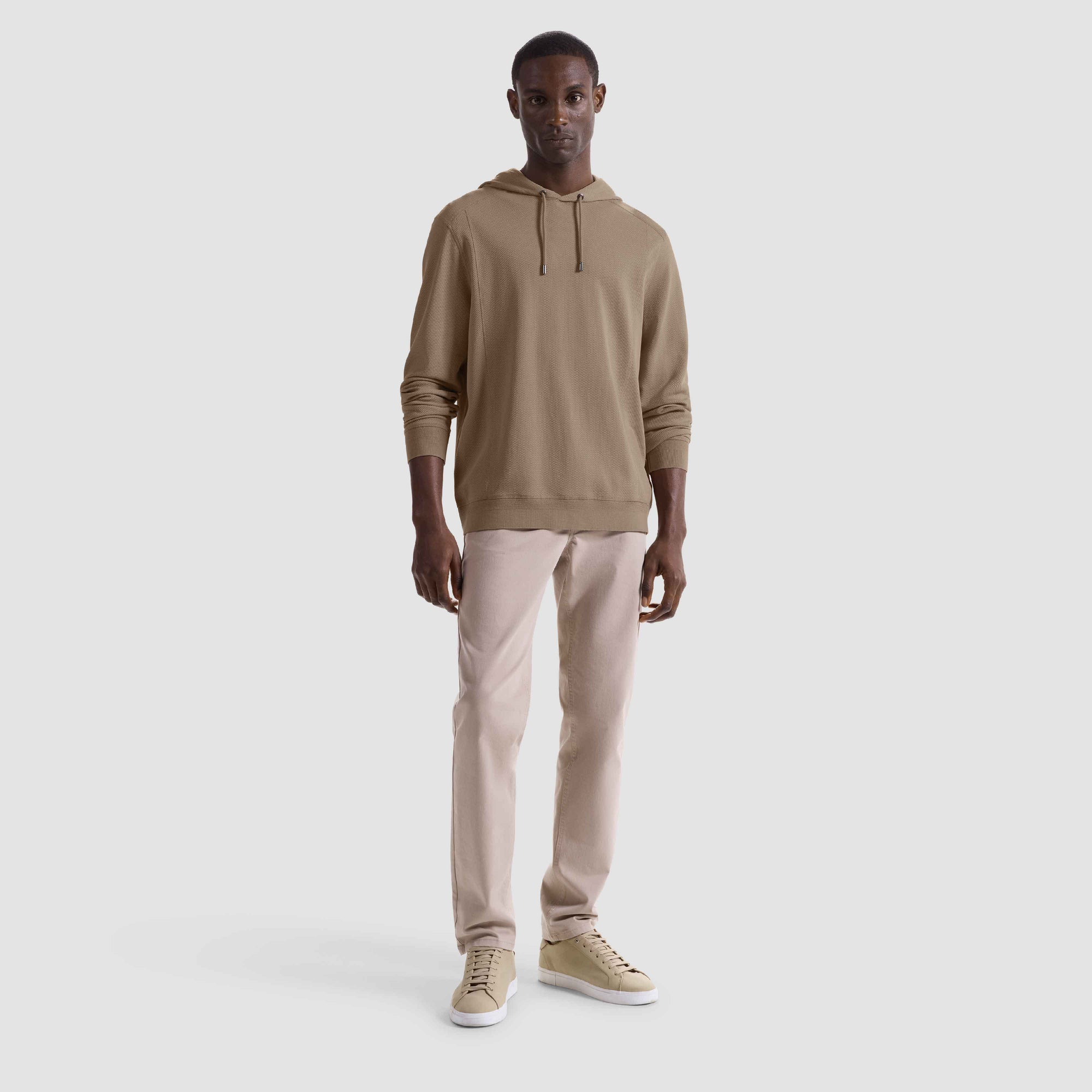 Pique Hoodie Pullover