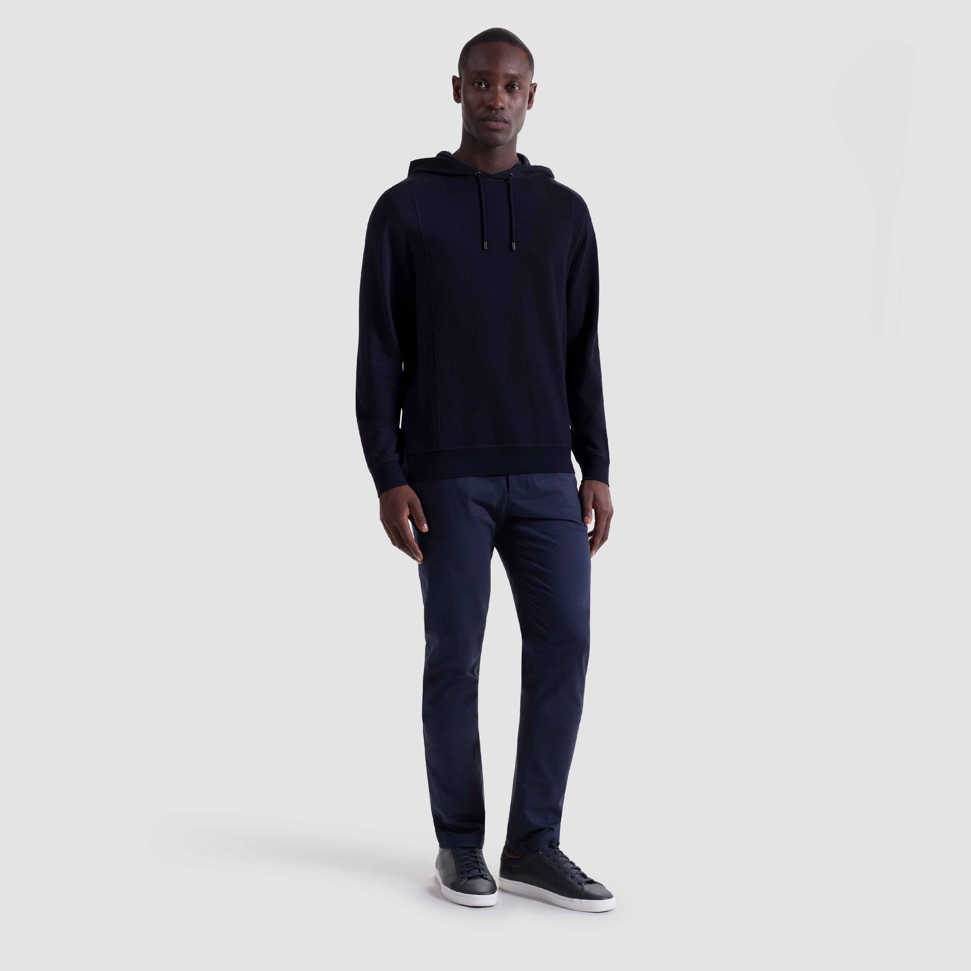 Pique Hoodie Pullover