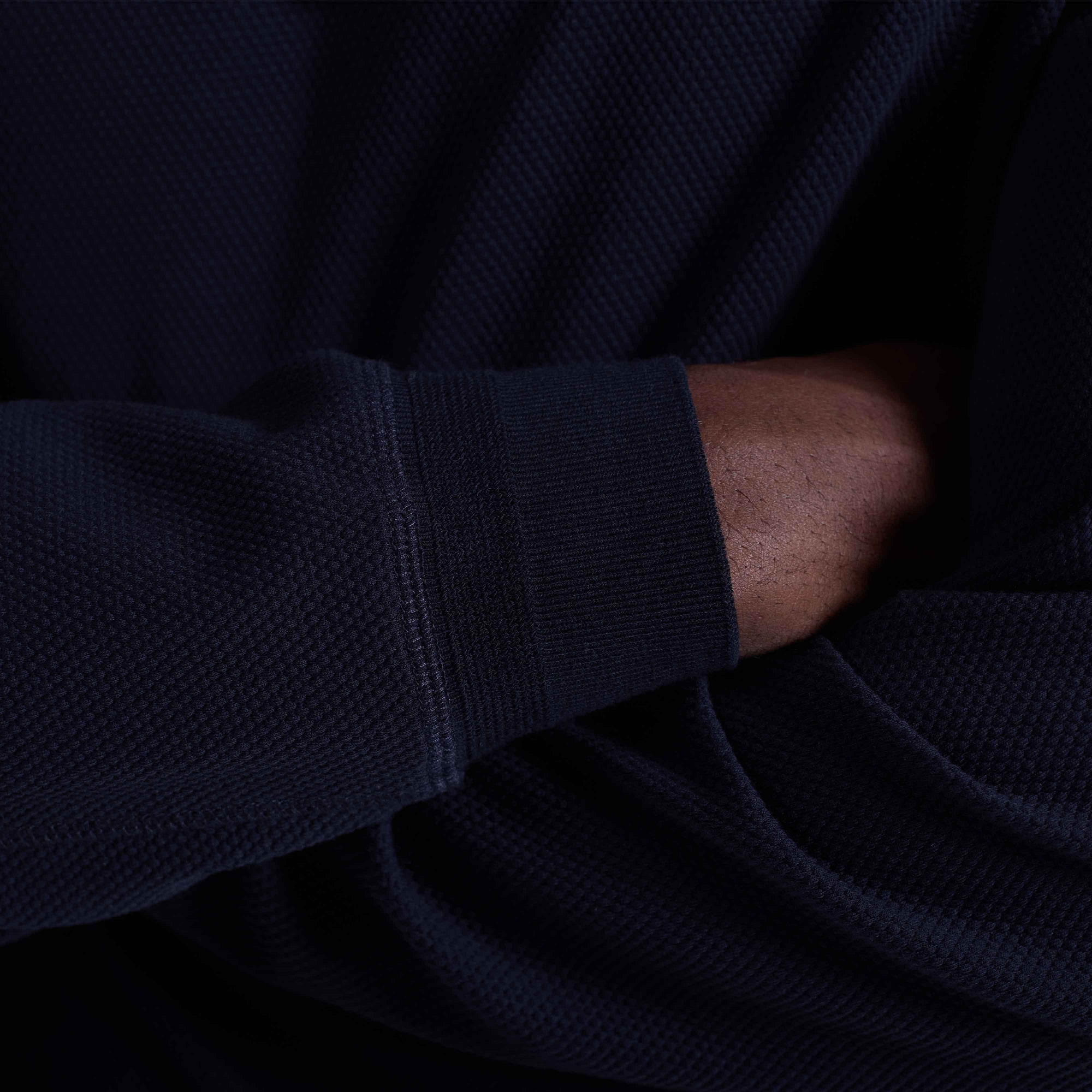 Pique Hoodie Pullover