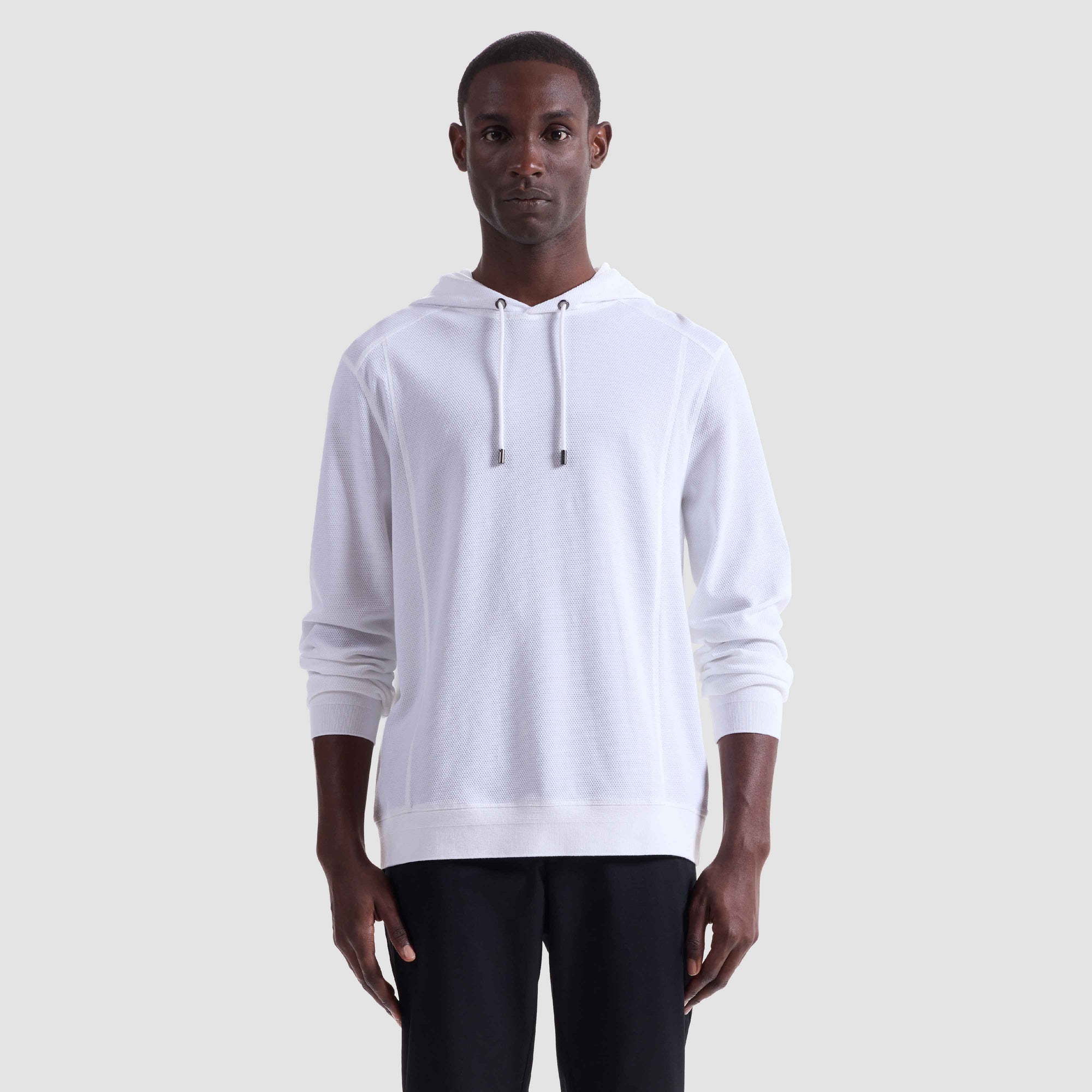 Pique Hoodie Pullover