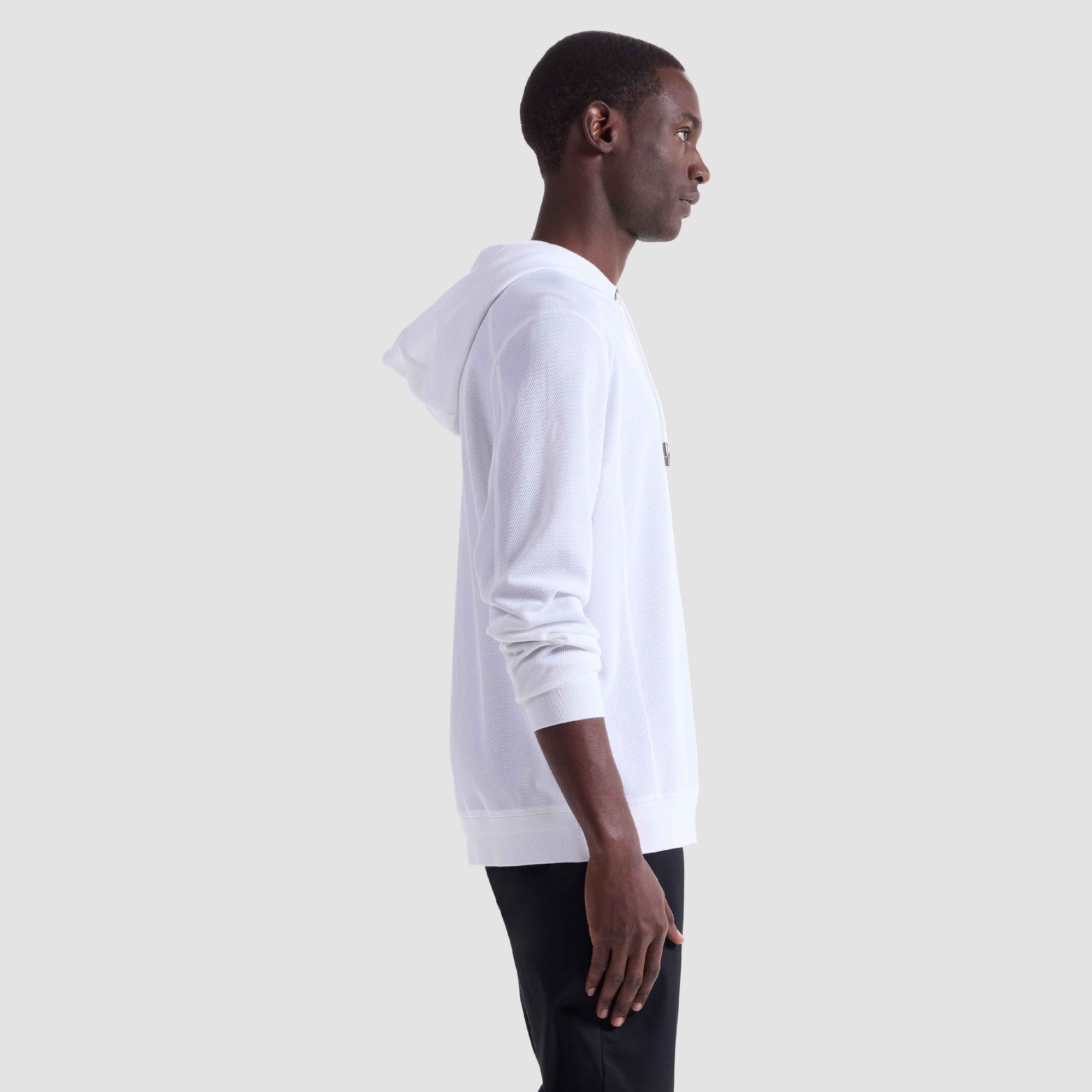 Pique Hoodie Pullover