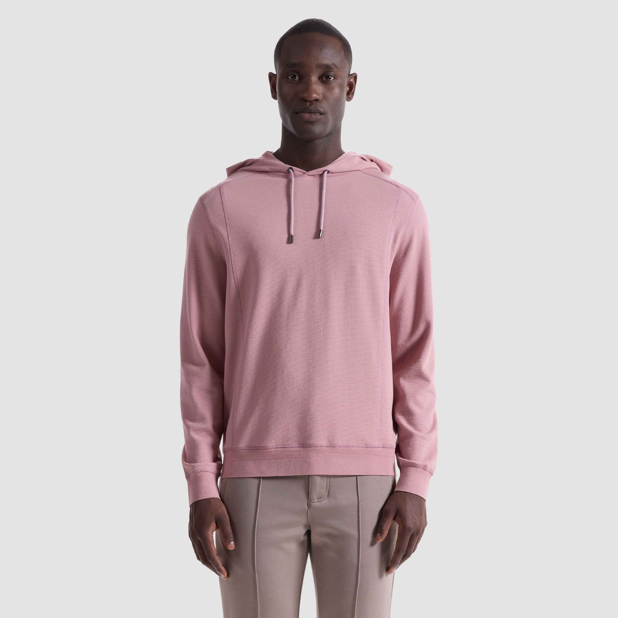 Pique Hoodie Pullover