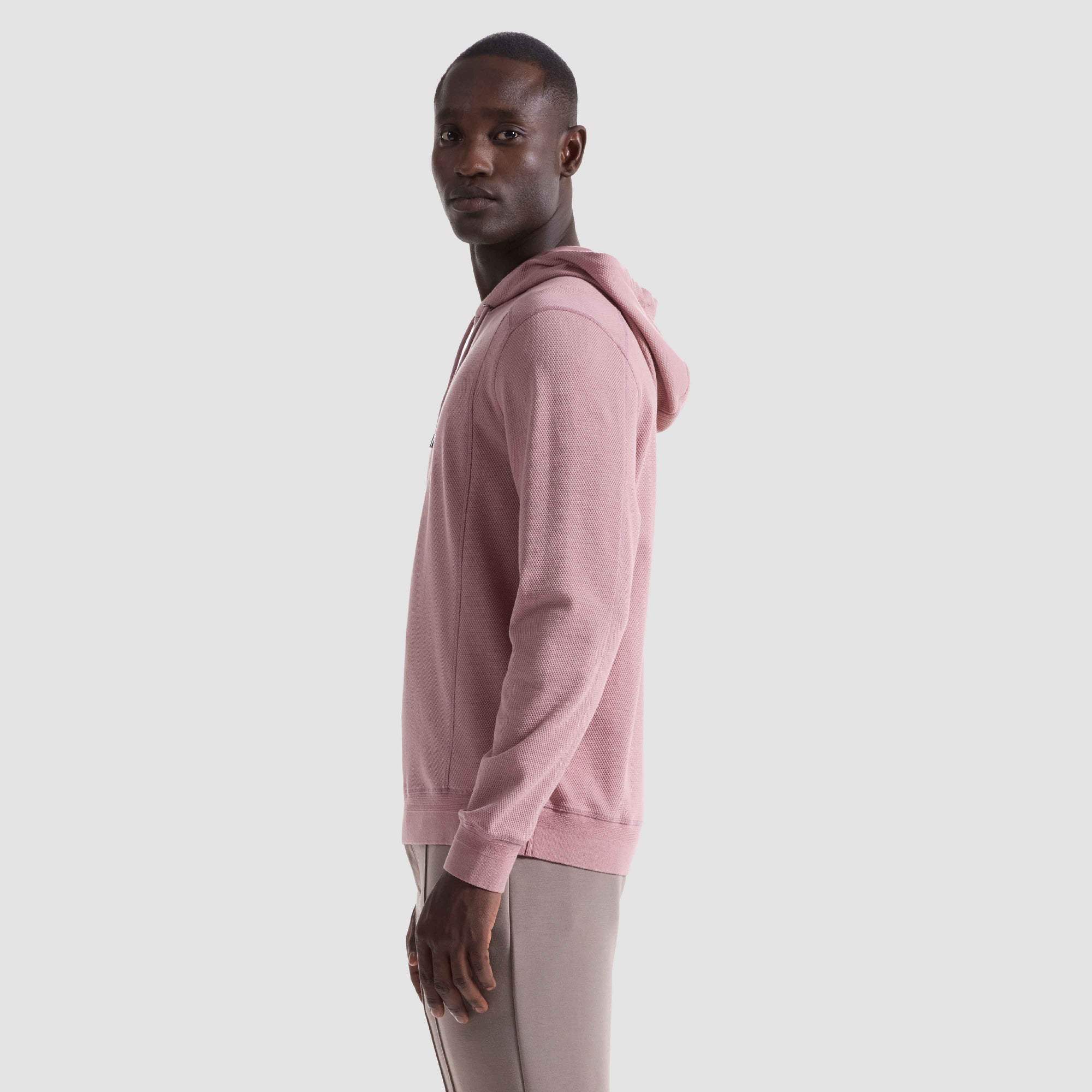 Pique Hoodie Pullover