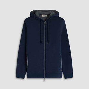 Heathered Pique Full Zip Hoodie