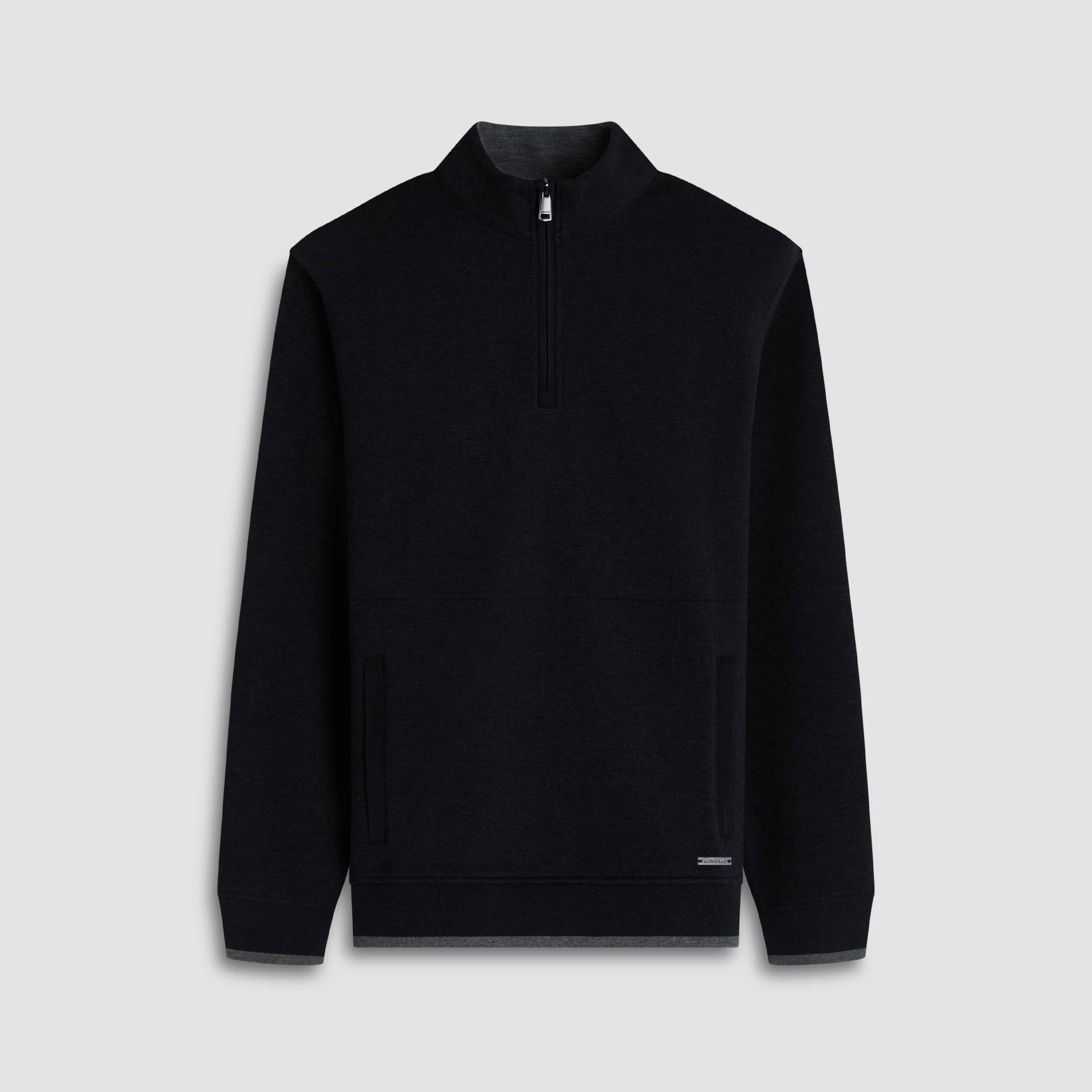 Heathered Pique Quarter Zip