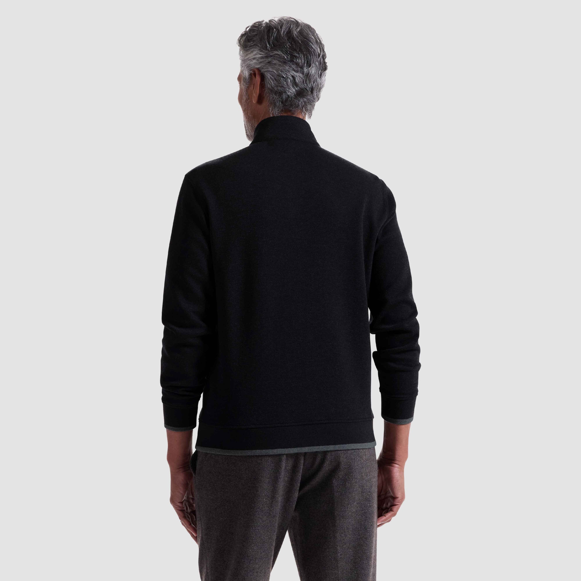 Heathered Pique Quarter Zip