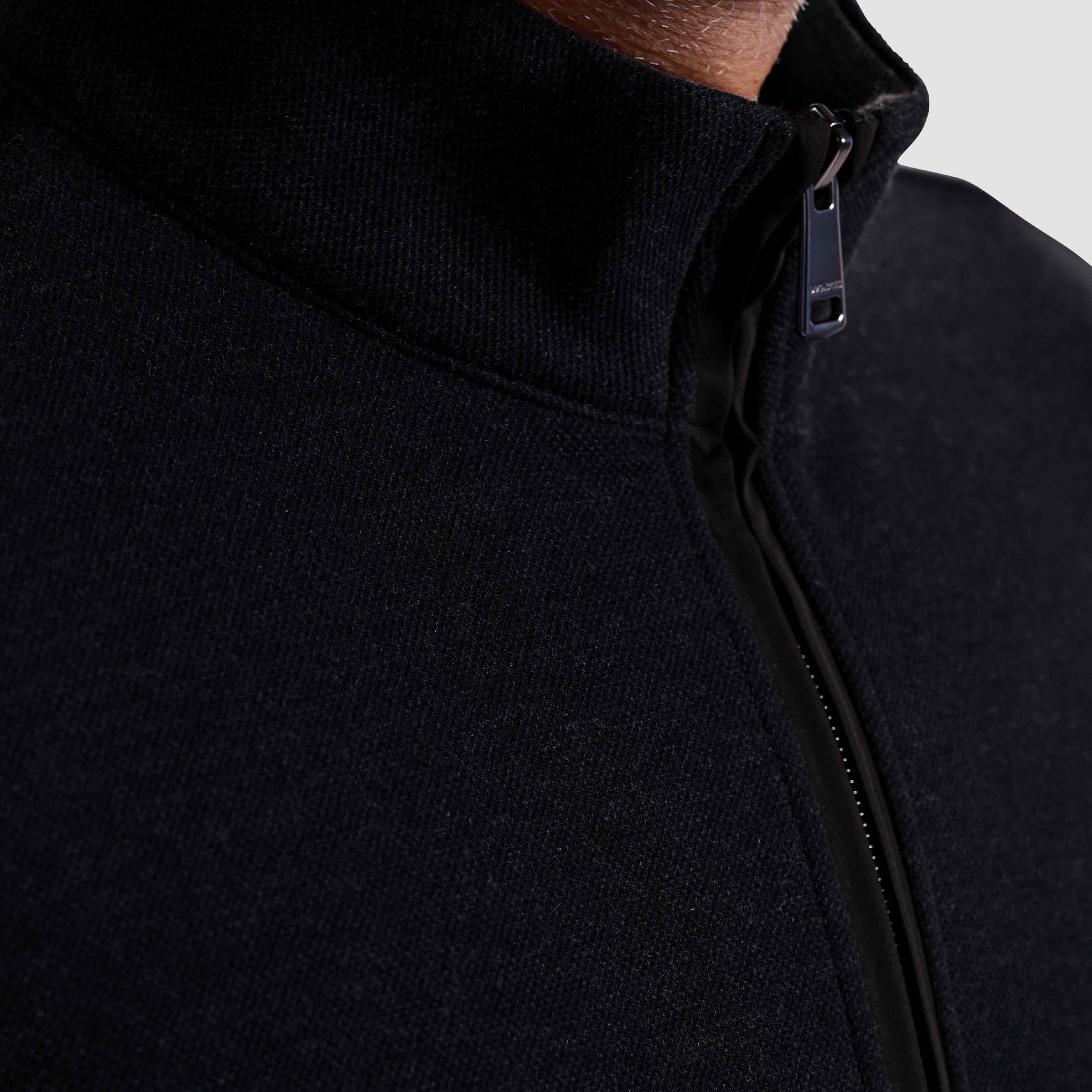 Heathered Pique Quarter Zip