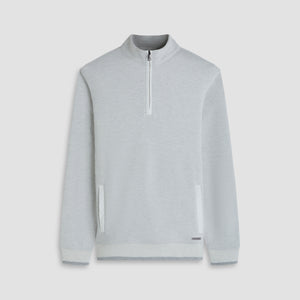 Heathered Pique Quarter Zip