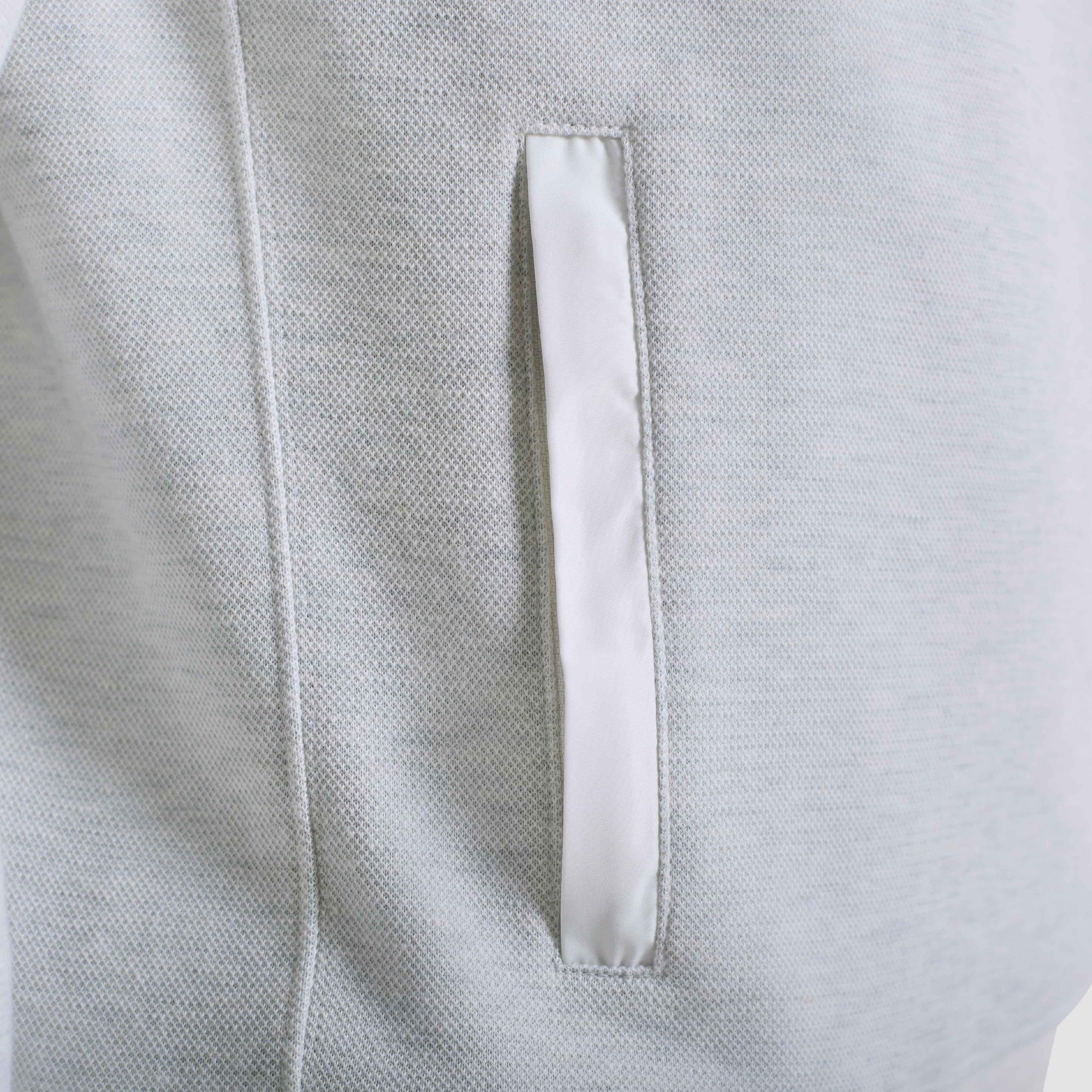 Heathered Pique Quarter Zip
