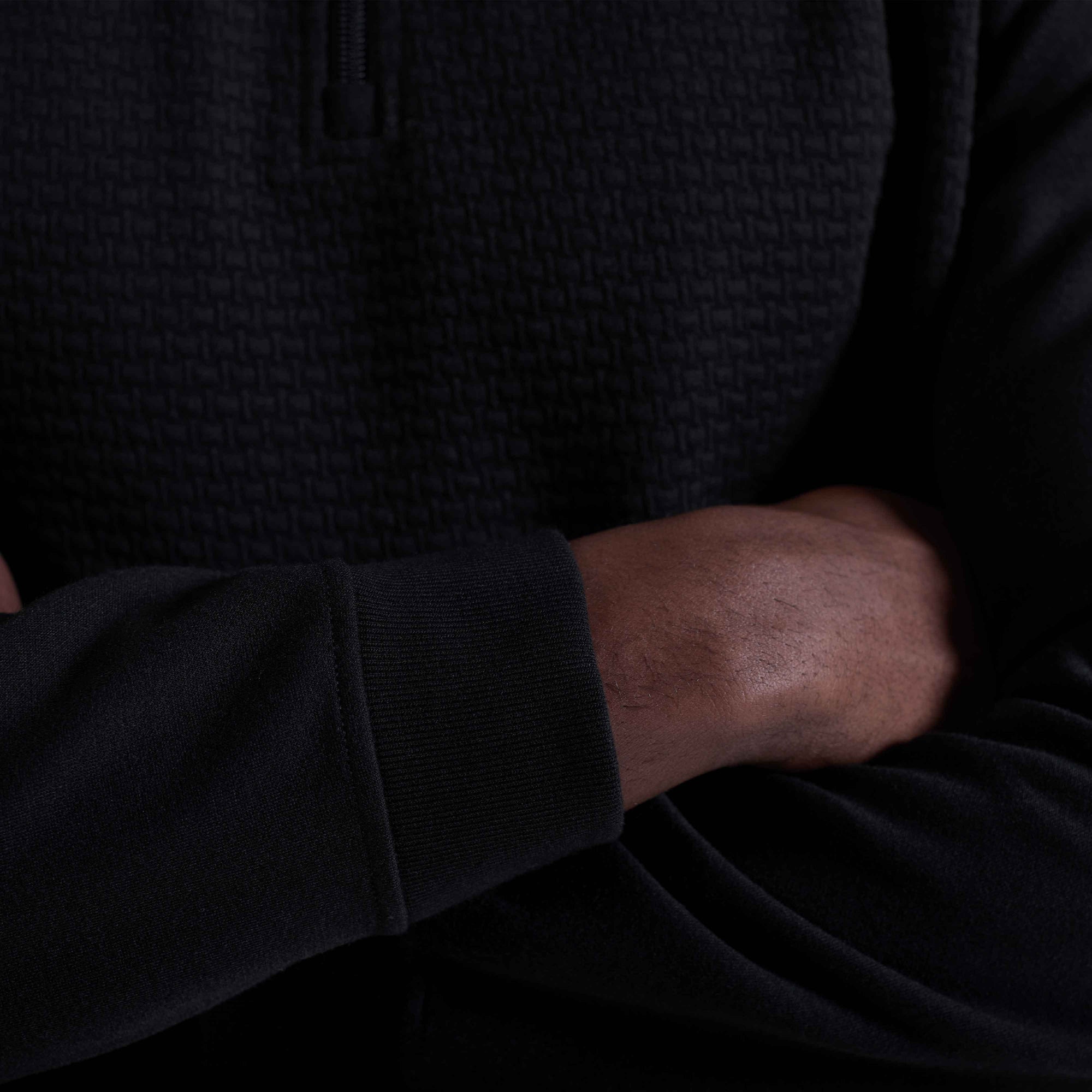 Basketweave Performance Quarter Zip