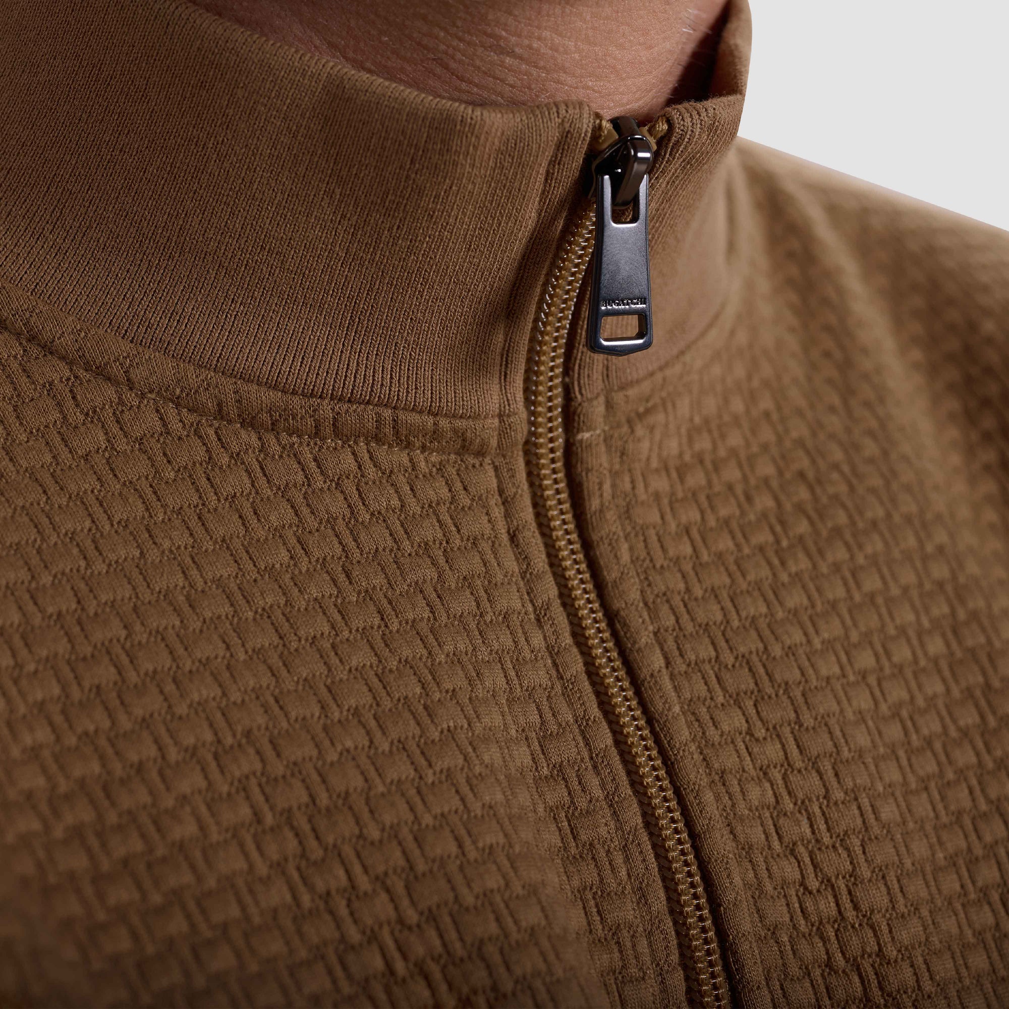 Basketweave Performance Quarter Zip