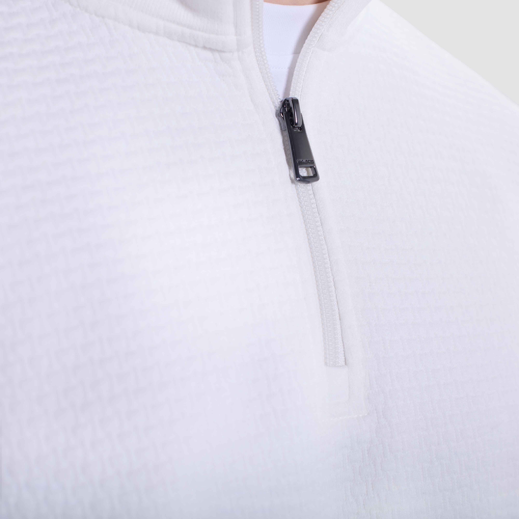 Basketweave Performance Quarter Zip