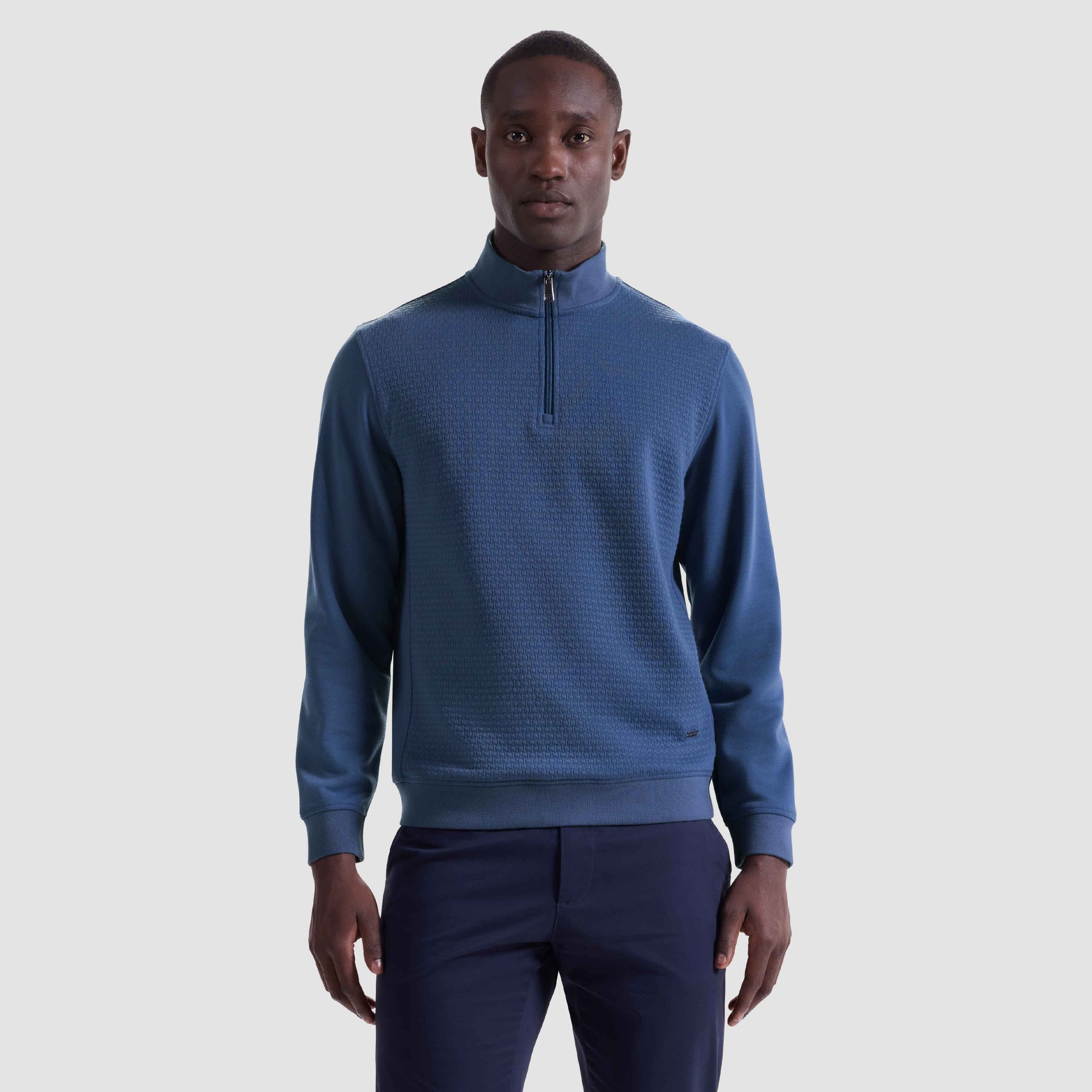 Basketweave Performance Quarter Zip
