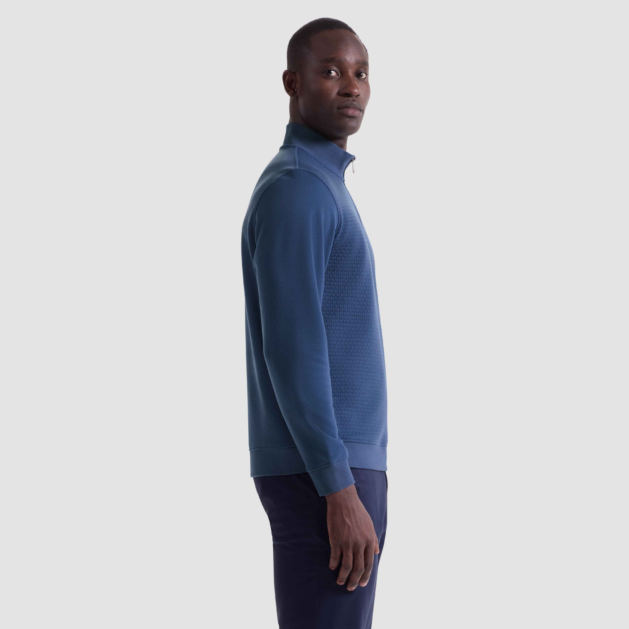 Basketweave Performance Quarter Zip