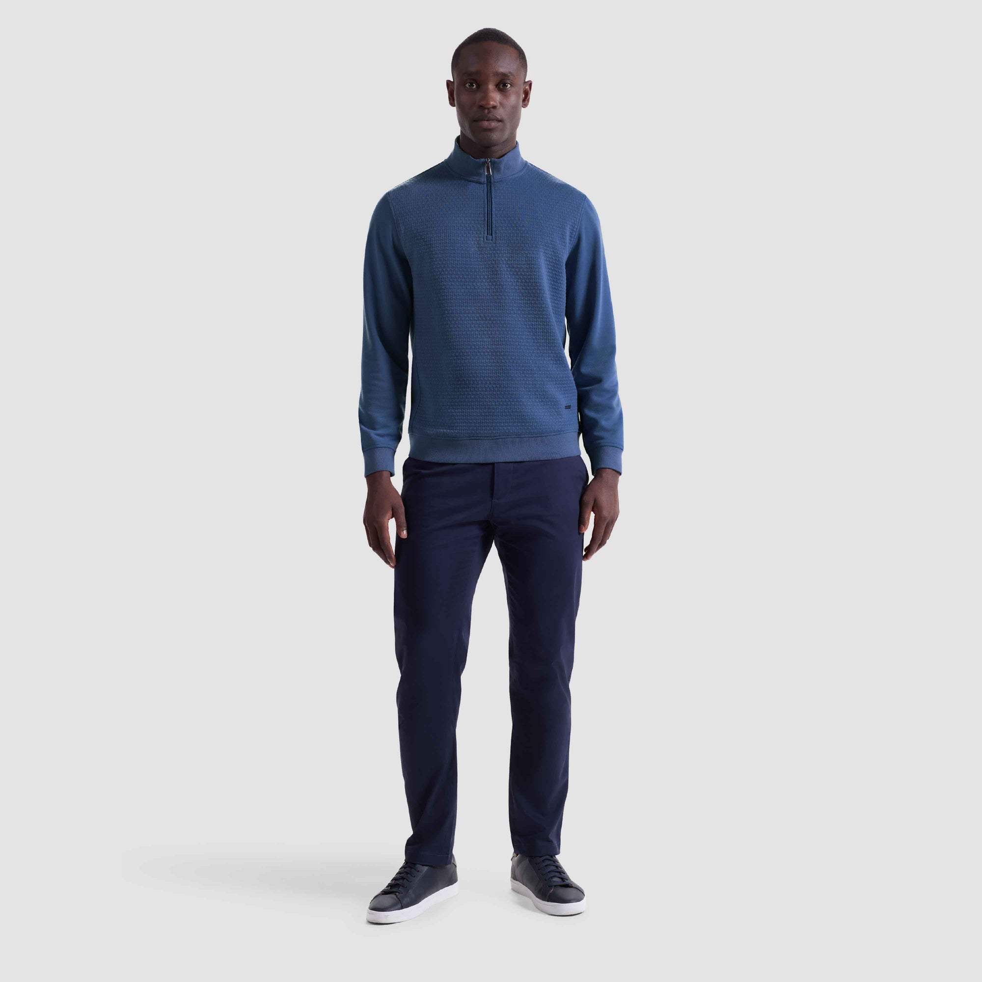 Basketweave Performance Quarter Zip