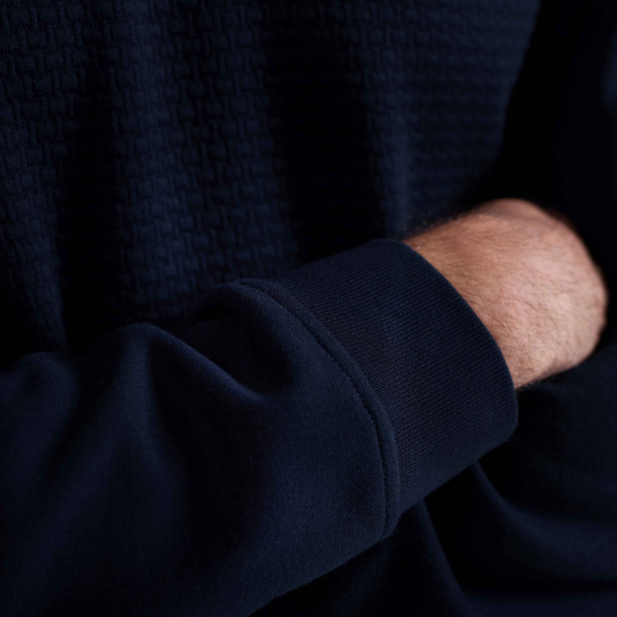 Basketweave Performance Quarter Zip