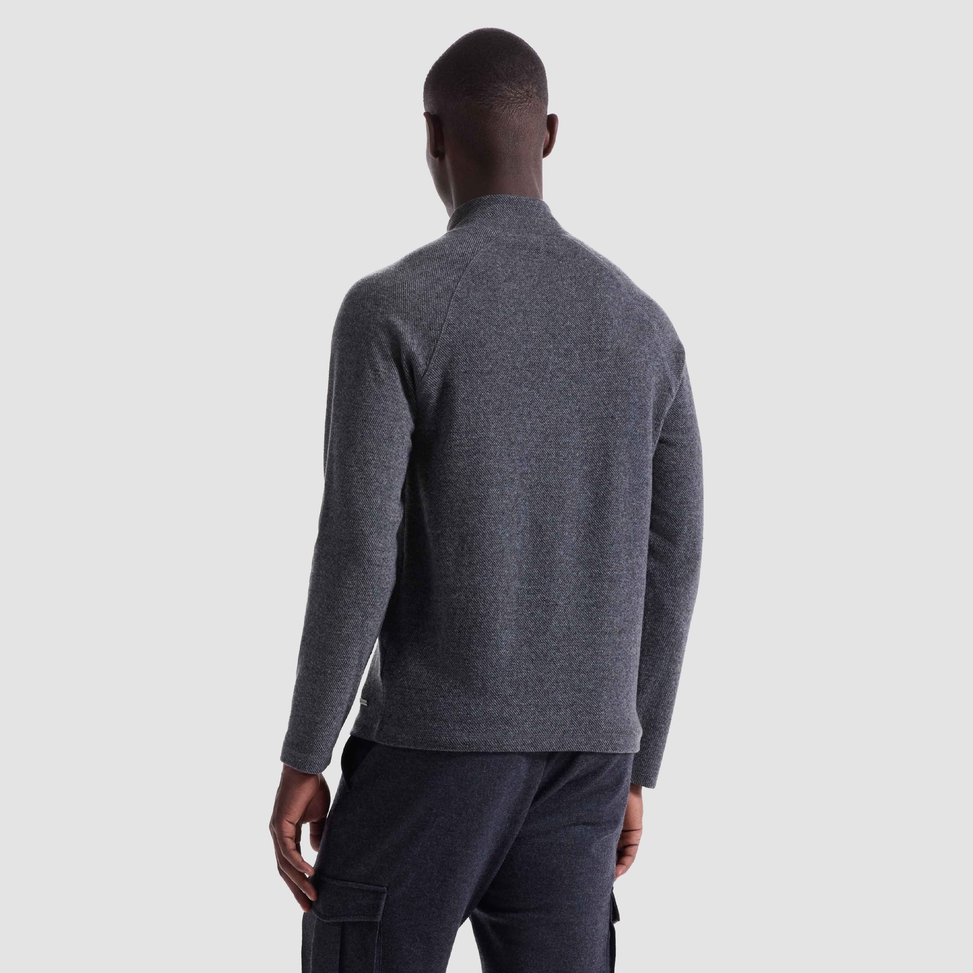 Diagonal Stripe Performance Quarter Zip