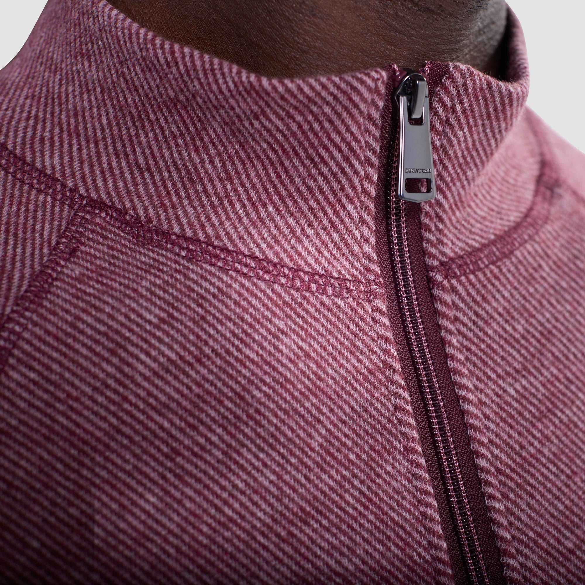 Diagonal Stripe Performance Quarter Zip