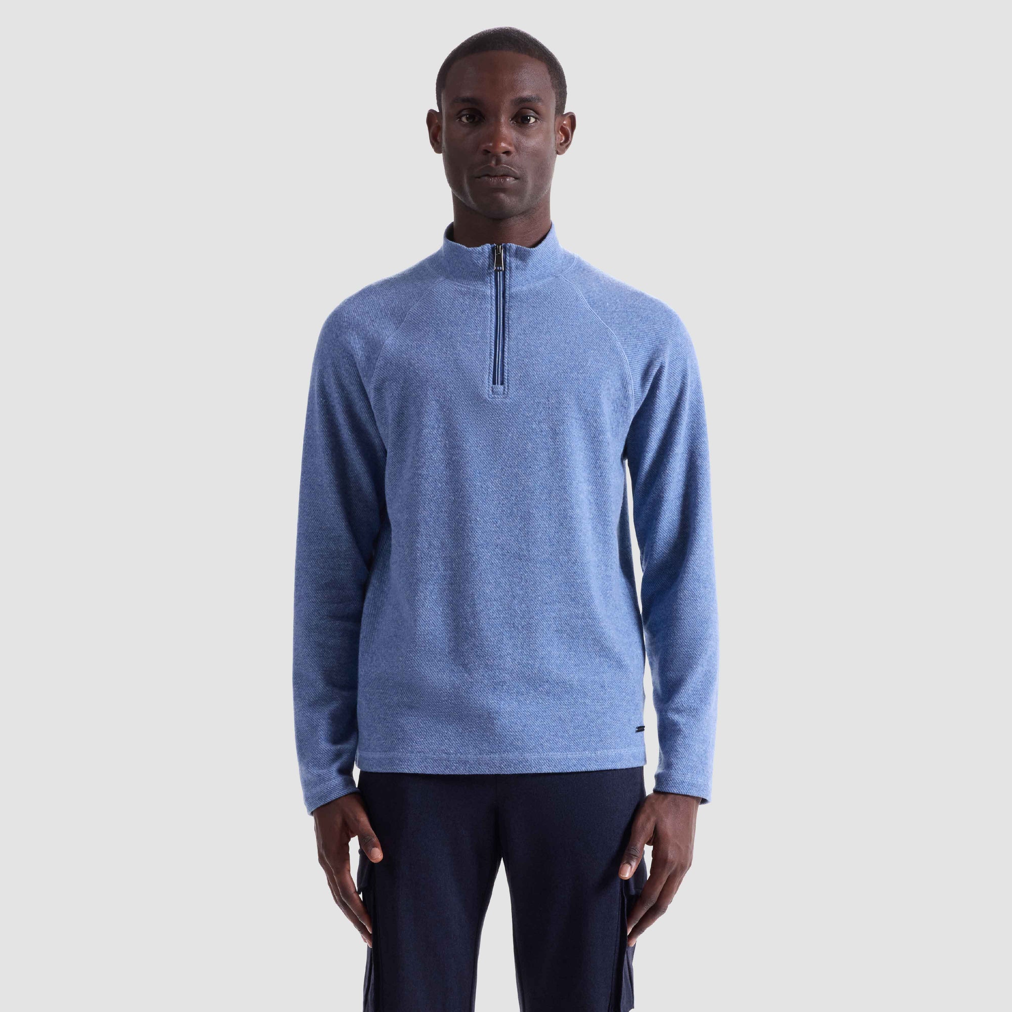 Diagonal Stripe Performance Quarter Zip