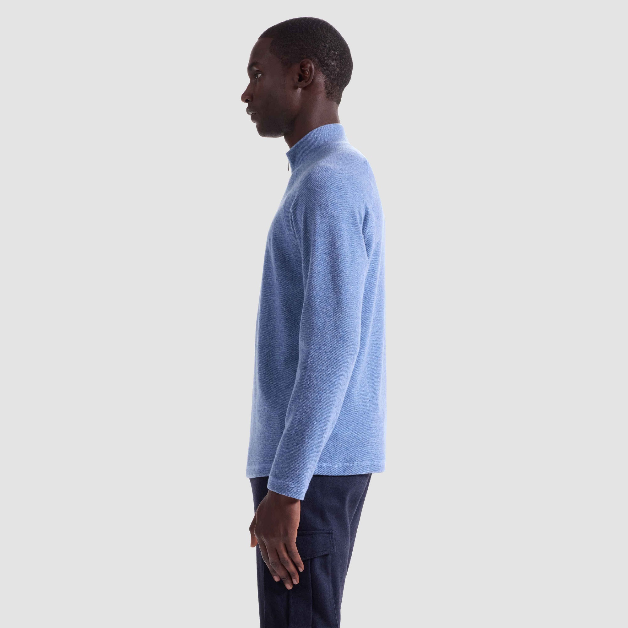 Diagonal Stripe Performance Quarter Zip