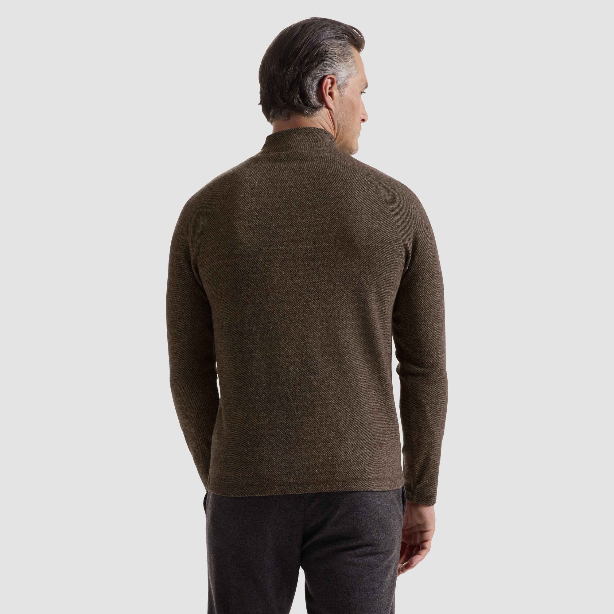 Diagonal Stripe Performance Quarter Zip