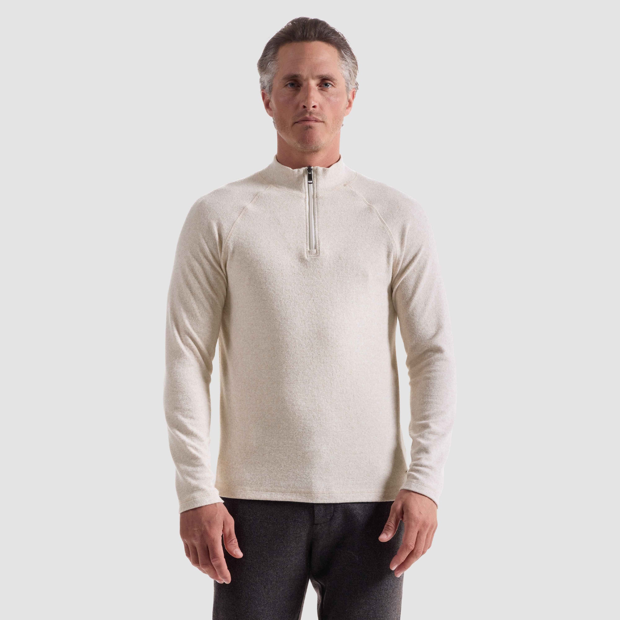 Diagonal Stripe Performance Quarter Zip