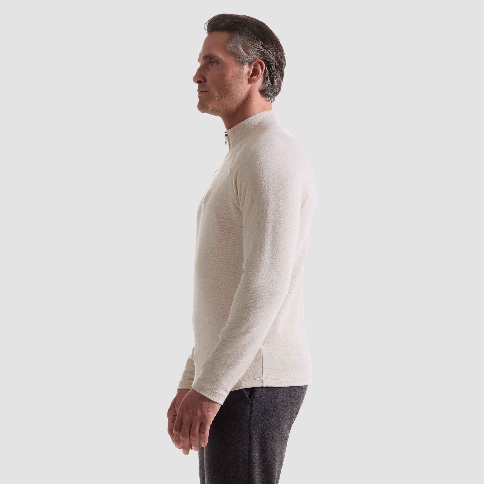 Diagonal Stripe Performance Quarter Zip