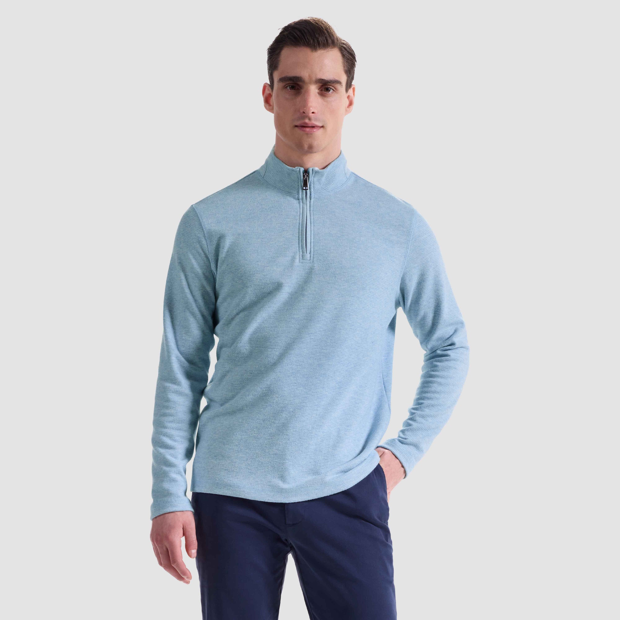 Houndstooth Performance Quarter Zip
